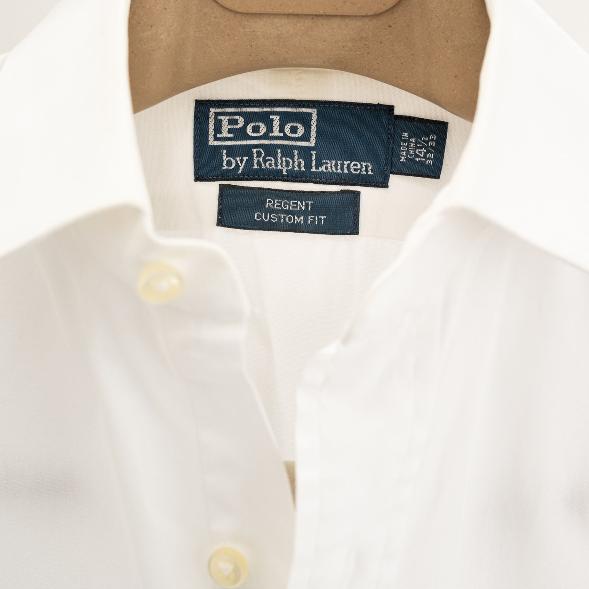 White Cotton Shirt (14.5)