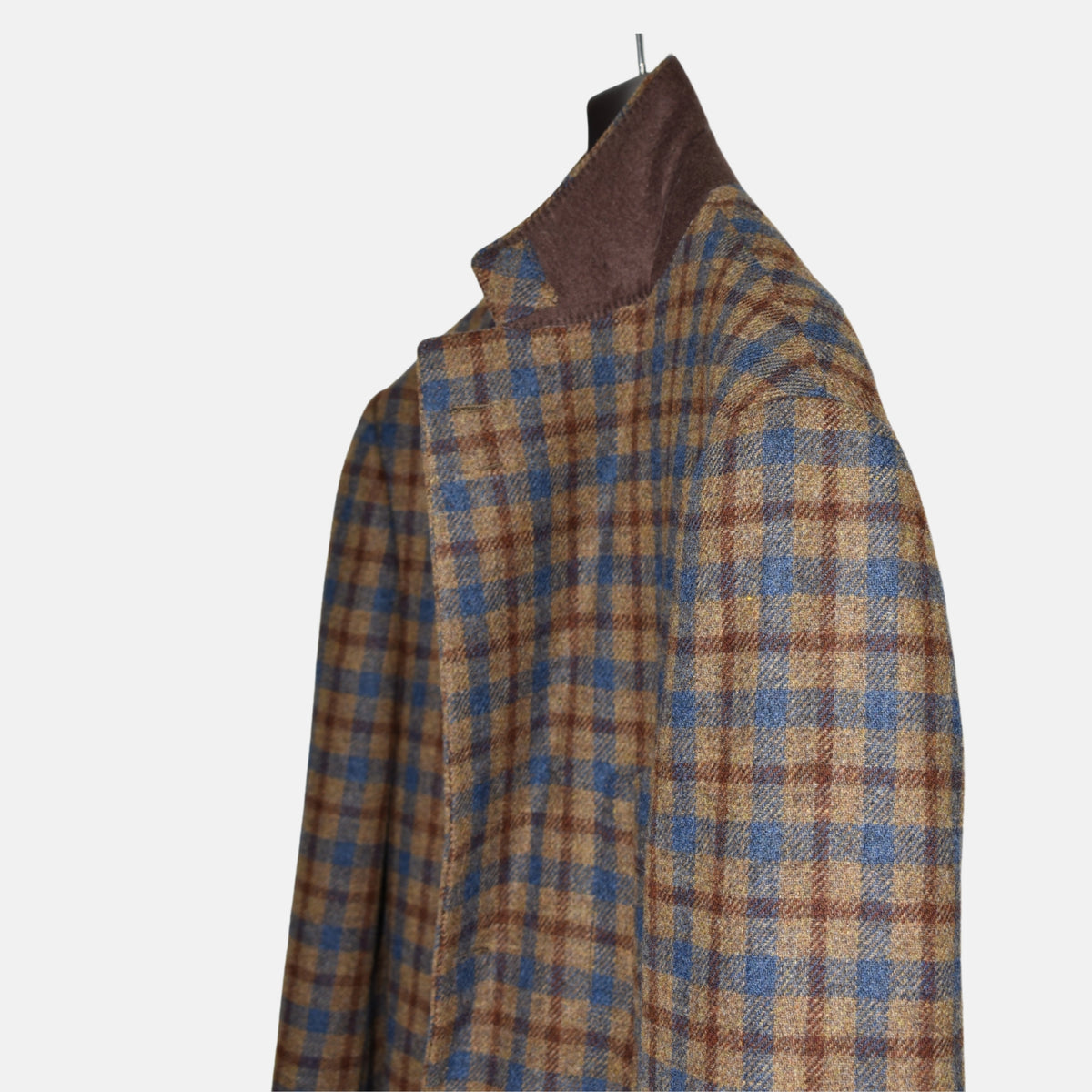 Multicoloured Checkered Blazer made of Wool (EU 52L)