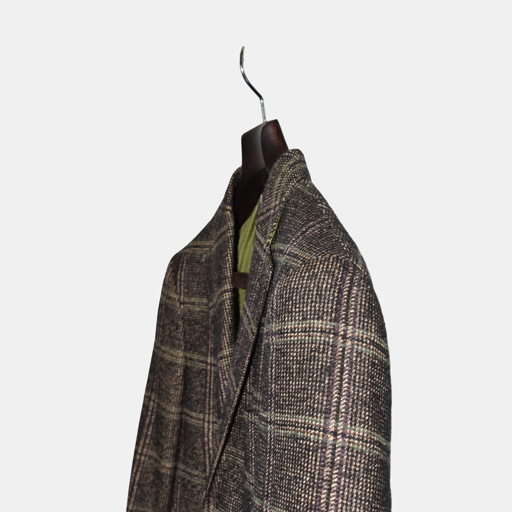 Multicoloured Checkered Blazer made of Wool ( EU 50)