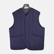 Navy Blue Reversible Vest (EU 56)