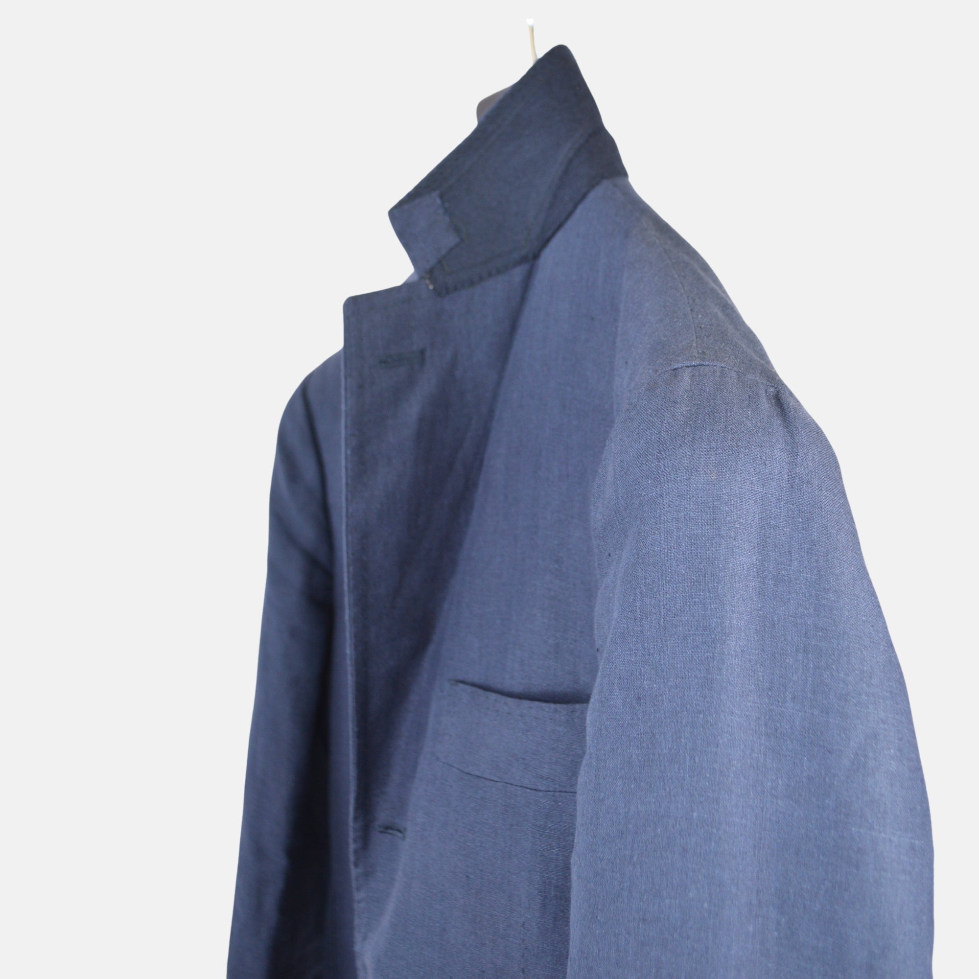 Dark Blue Blazer made of Linen (EU 44)