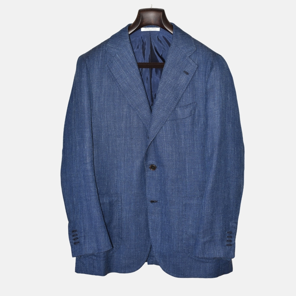 Blue Blazer made of Wool/Silk/Linen (EU 48)