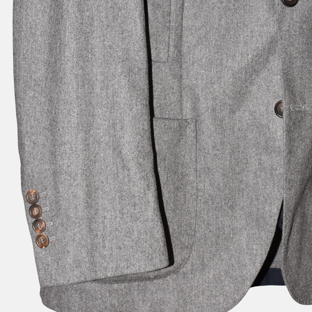 Grey Blazer with removable Vest made of Wool/Cashmere (EU 48)