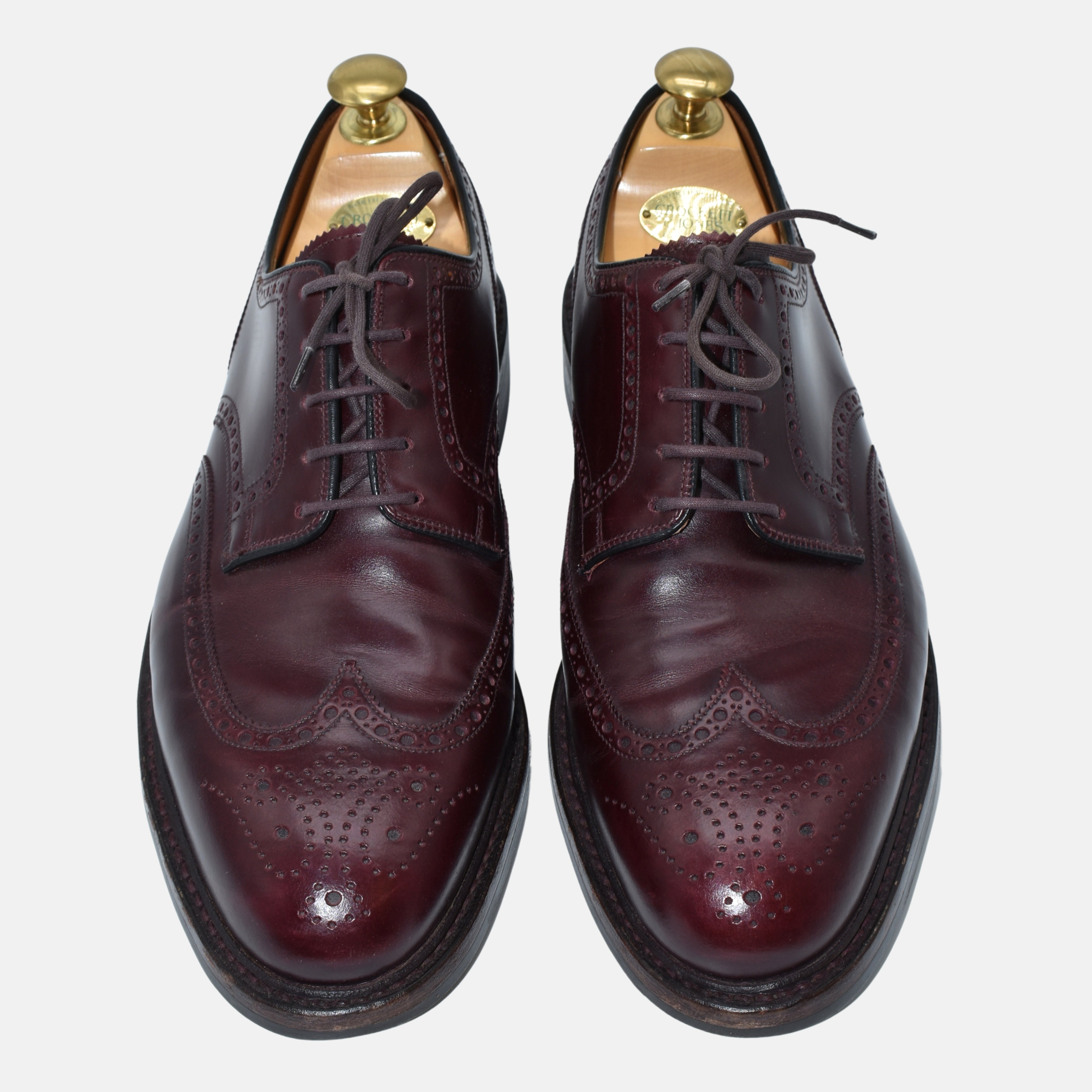Bordeaux Budapester Shoes made of Leather (EU 42,5)