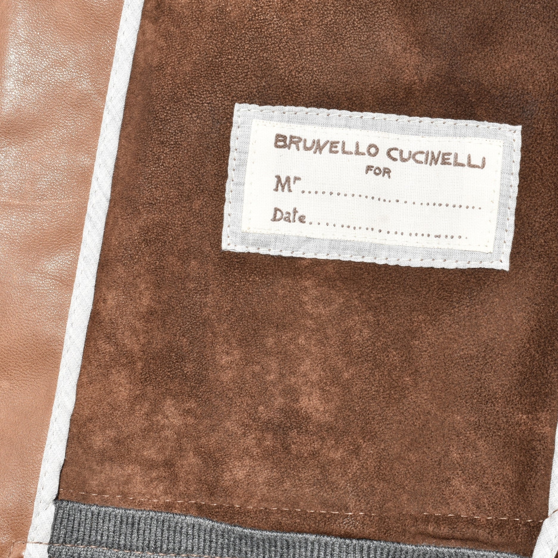 Light Brown Leather Jacket (XL)