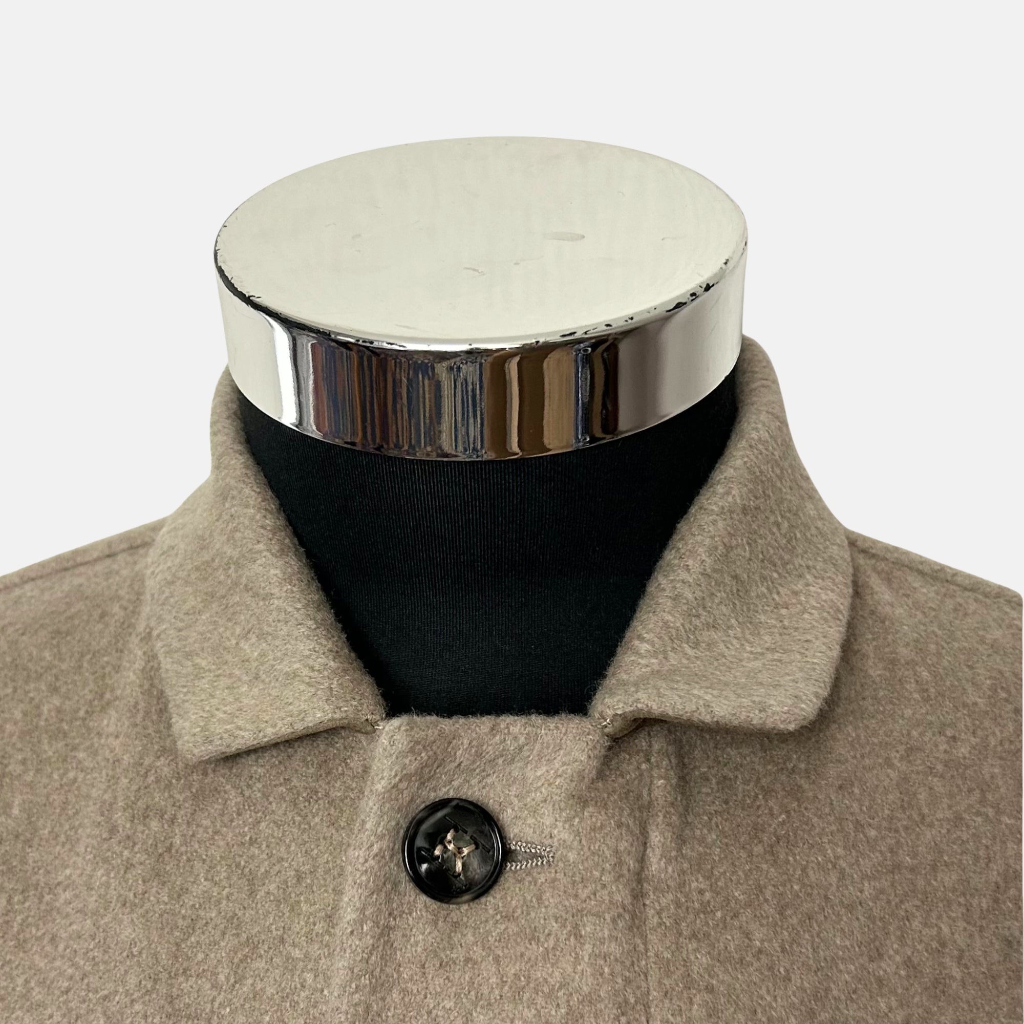 Greige Coat made of Cashmere (M)