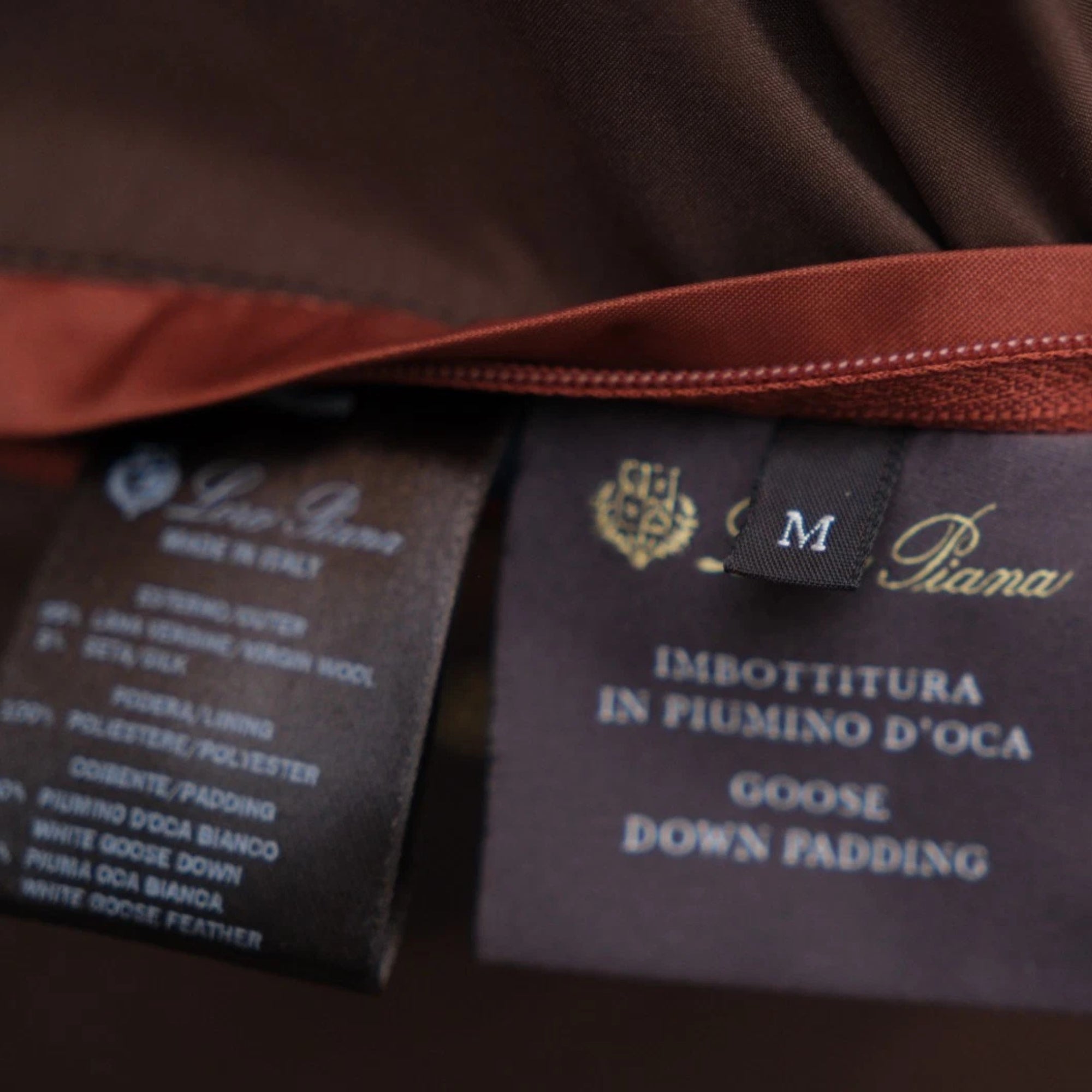 Blue Padded Down Jacket (M)