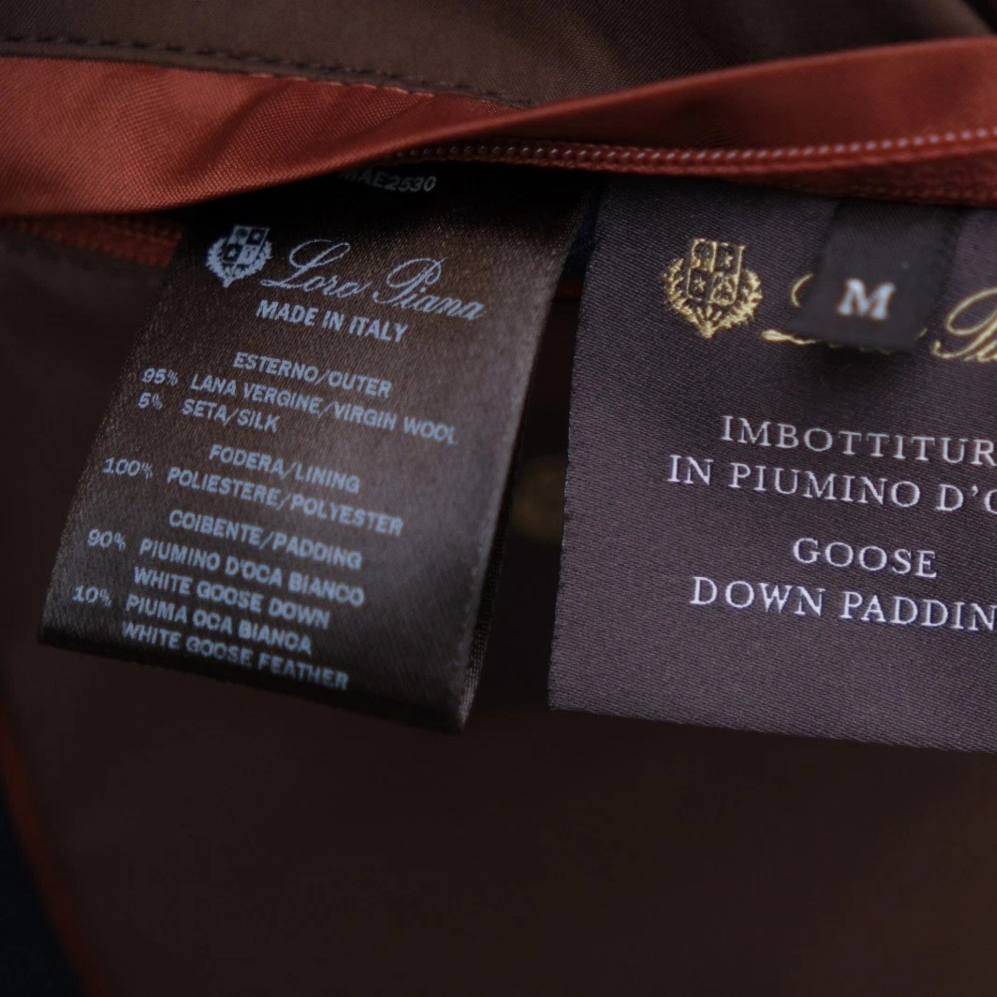 Blue Padded Down Jacket (M)