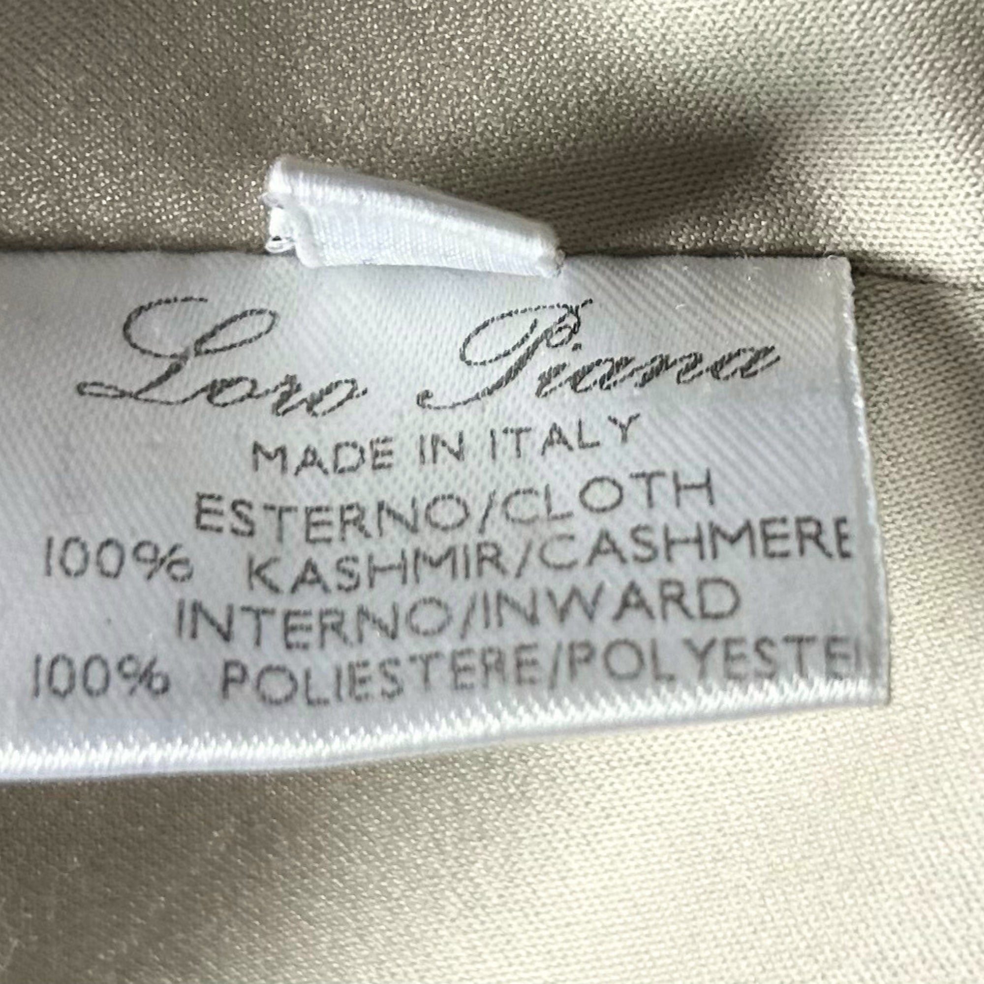Khaki Peacoat made if Cashmere (EU 50)