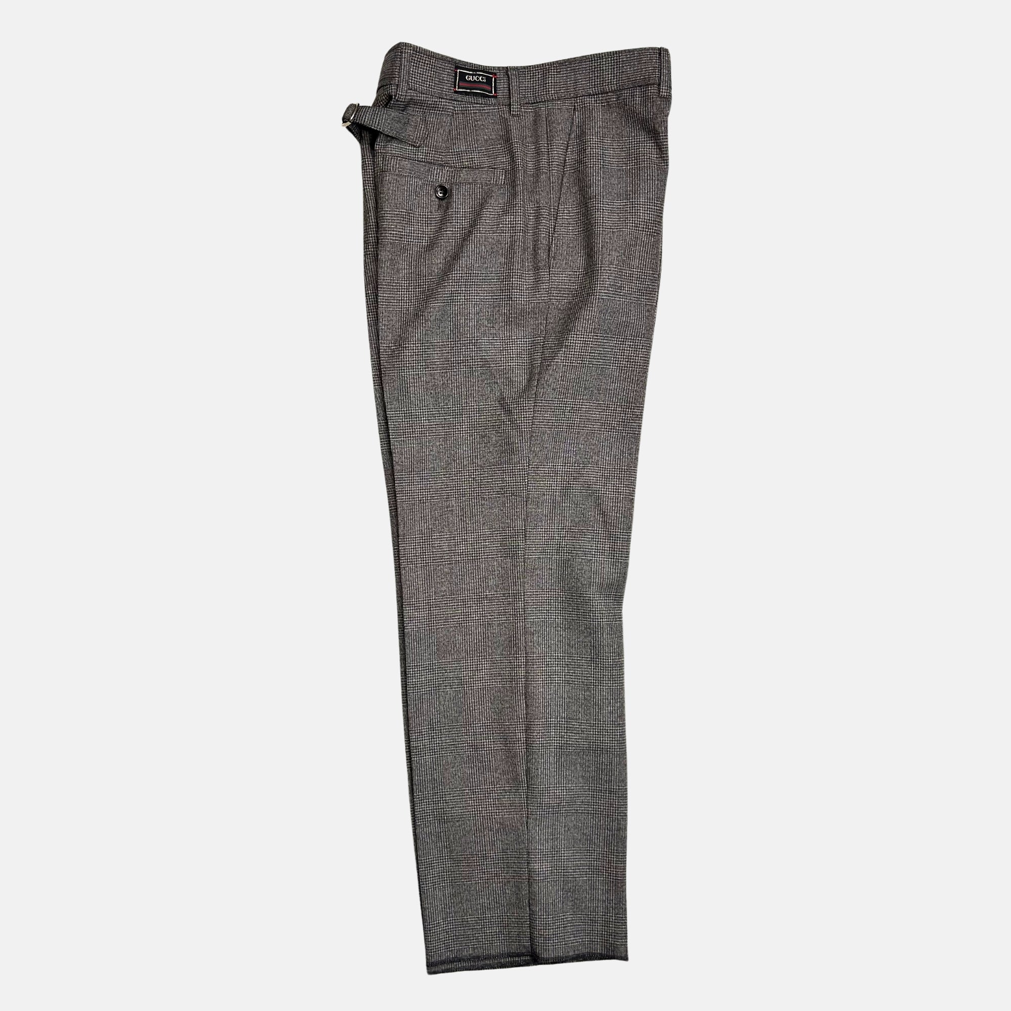 Black/Brown Pant made of Wool (EU 48)