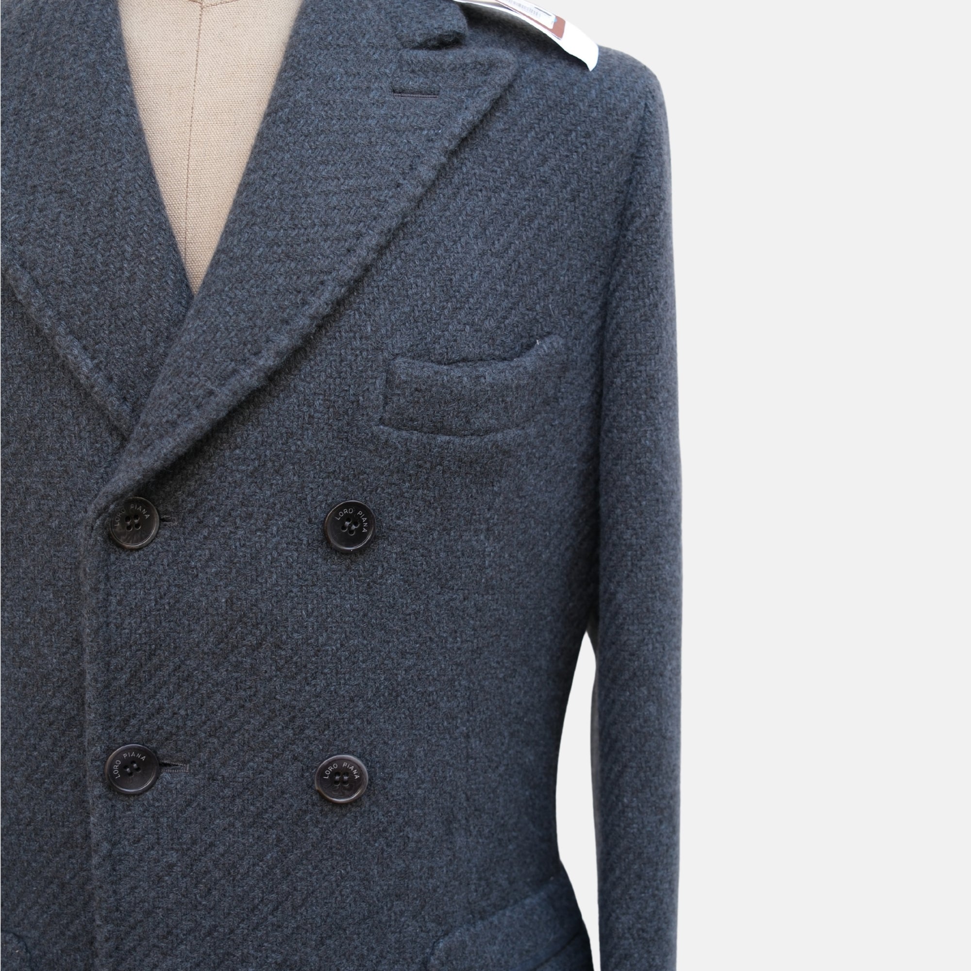 Dark Grey Coat made of Baby Cashmere (M)