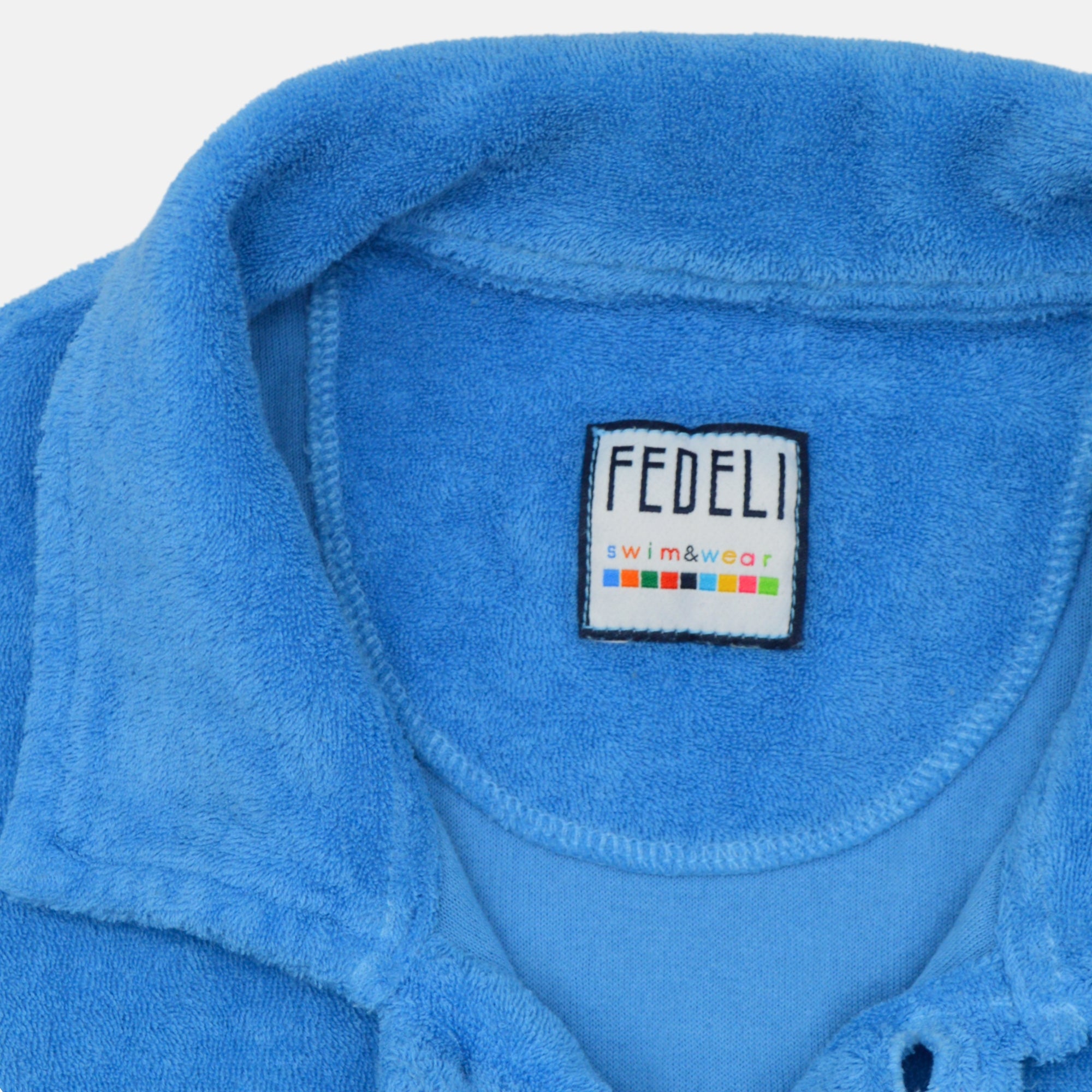 Light Blue Poloshirt made of Cotton Terry (EU 48)