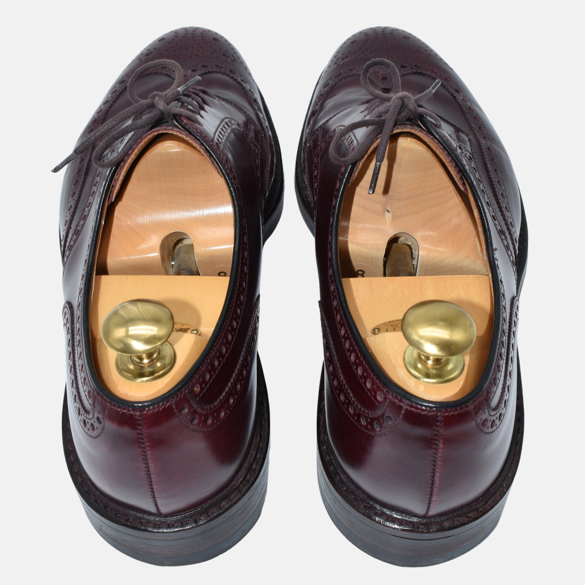 Bordeaux Budapester Shoes made of Leather (EU 42,5)