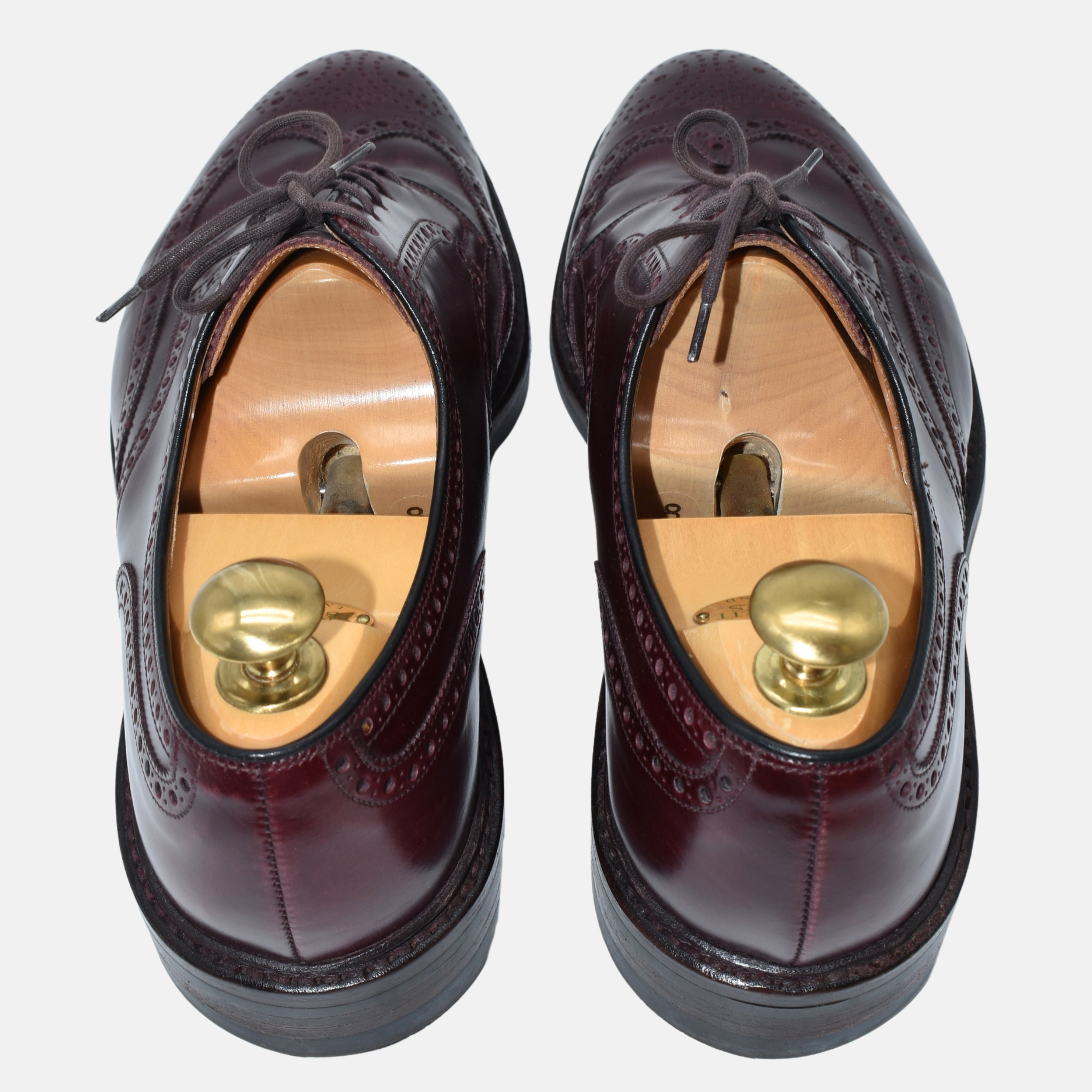 Bordeaux Budapester Shoes made of Leather (EU 42,5)