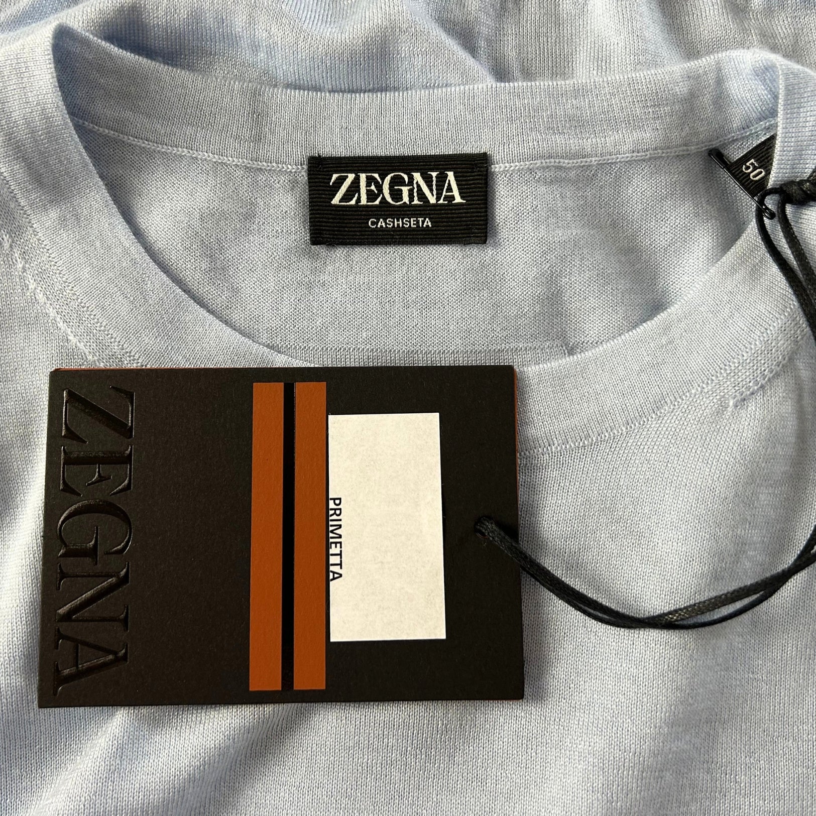 Light Blue Cashseta Sweater (EU 50)
