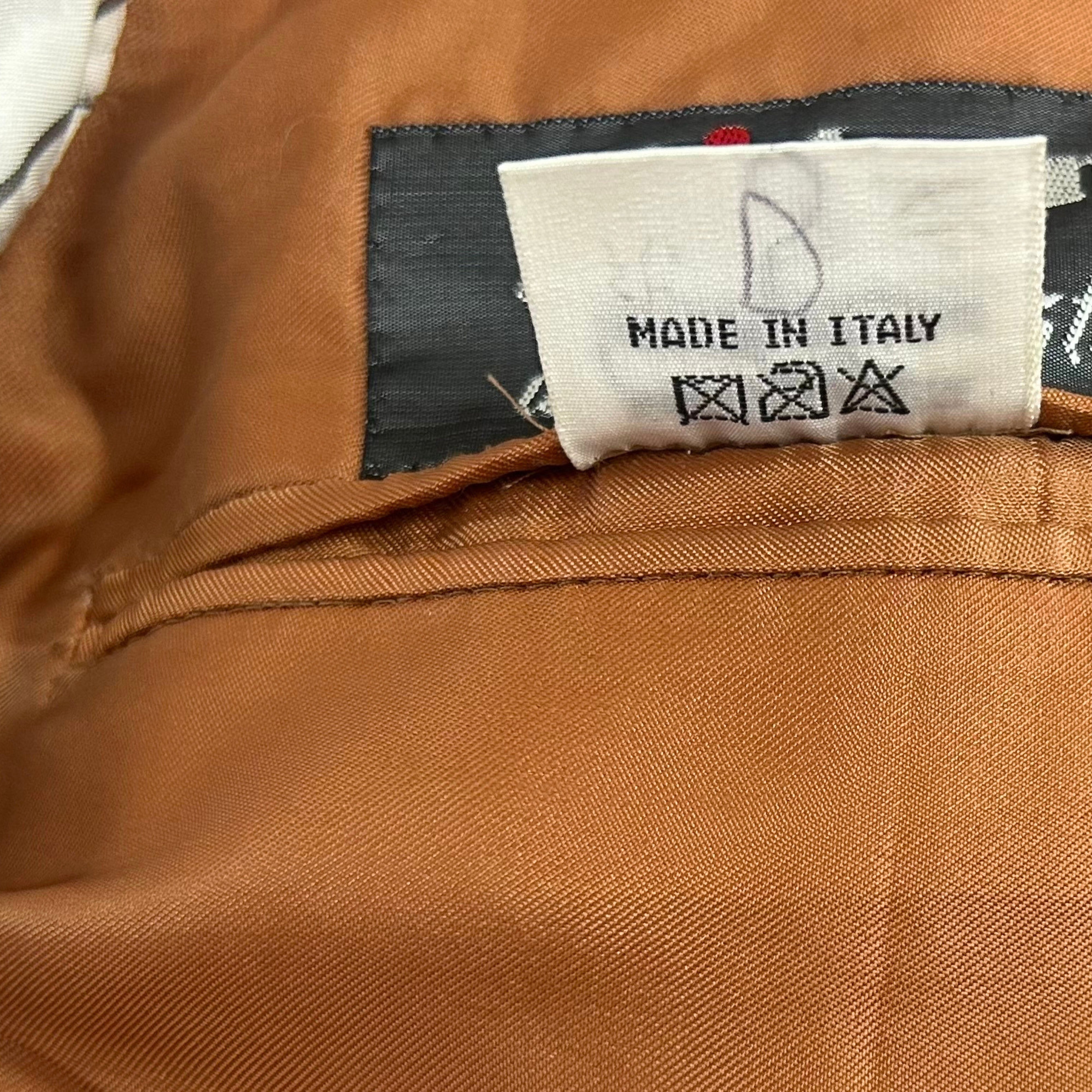 Orange Herringbone Blazer made of Cashmere (EU 52)