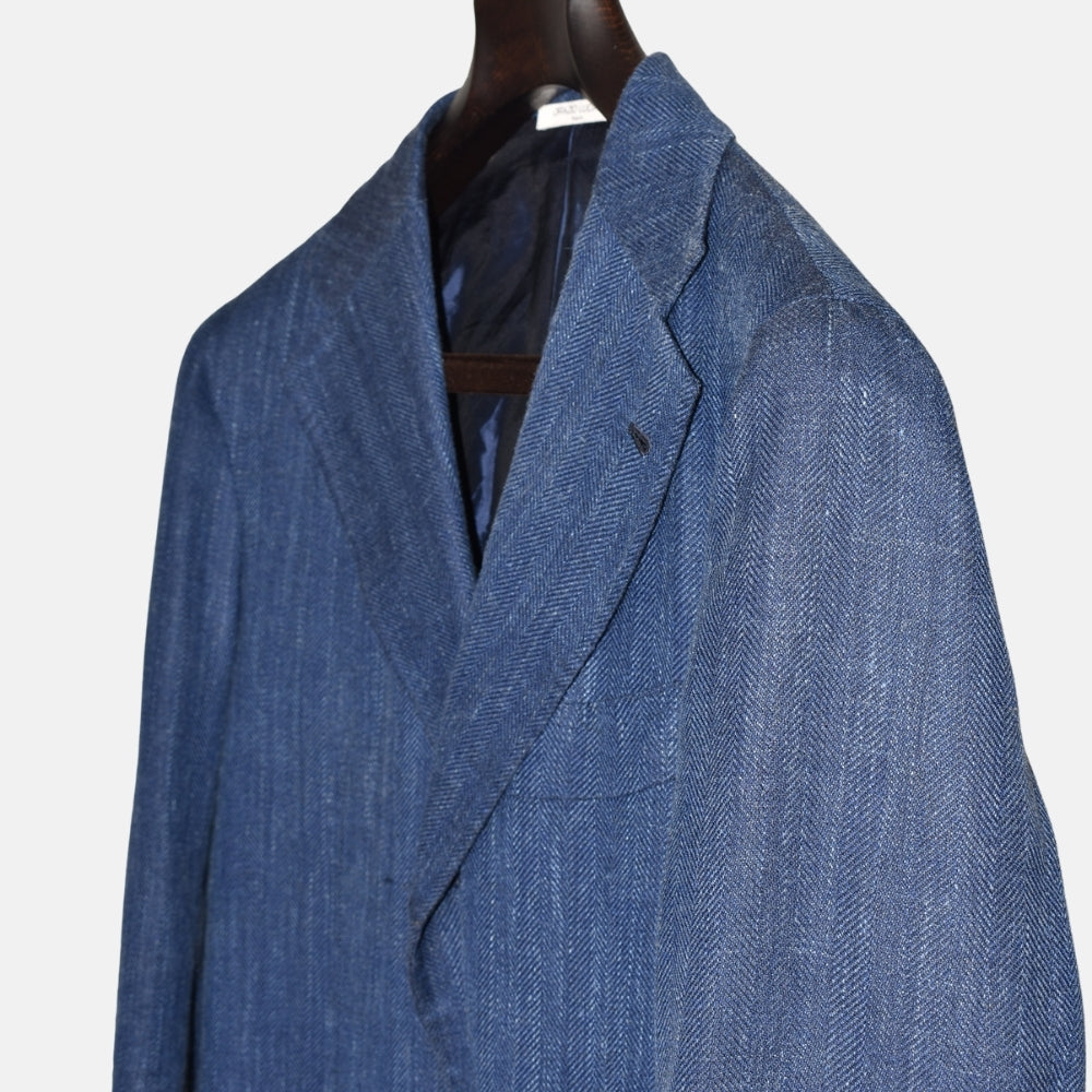 Blue Blazer made of Wool/Silk/Linen (EU 48)