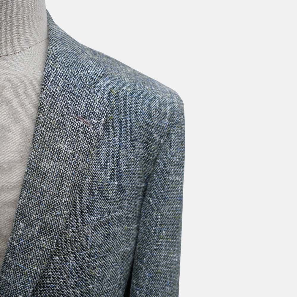 Multicolored Blazer made of Virgin Wool / Silk (EU 54)