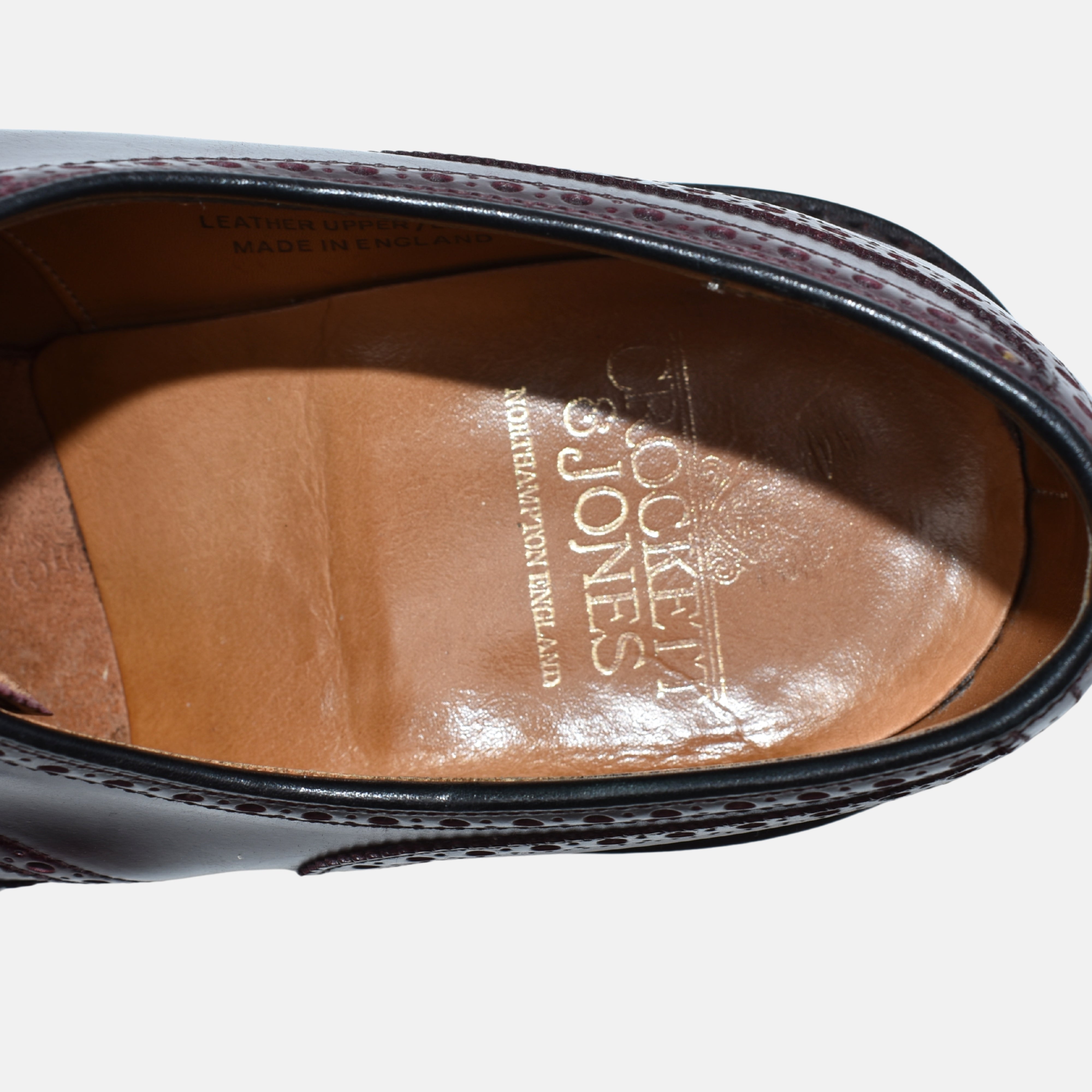 Bordeaux Budapester Shoes made of Leather (EU 42,5)