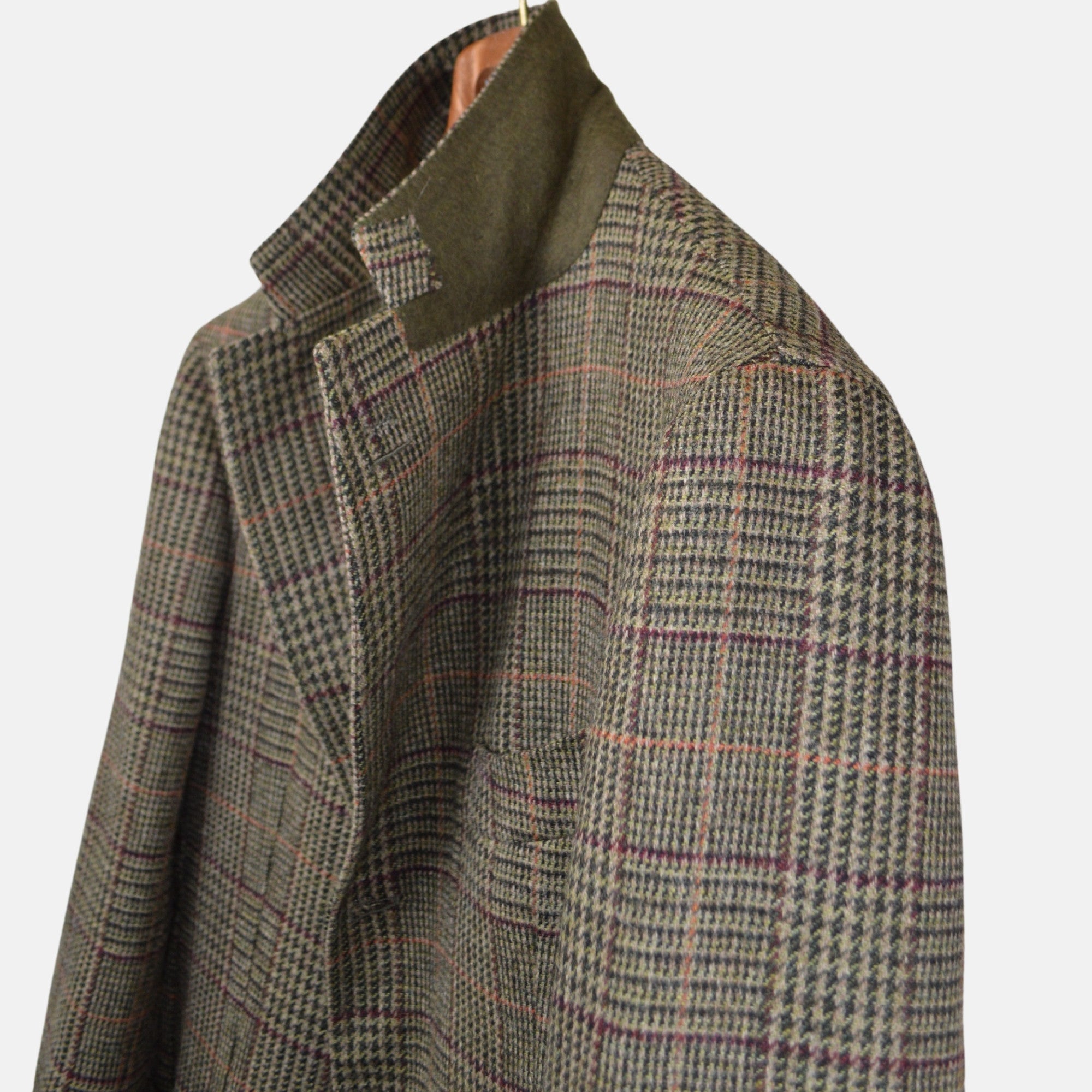 Multicolored Checked Blazer made of Wool (50)