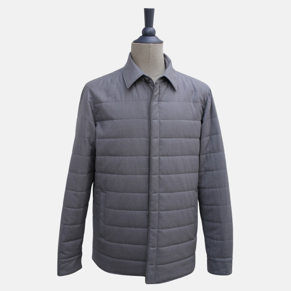 Grey Silk Padded Jacket (L) Gift of Kings