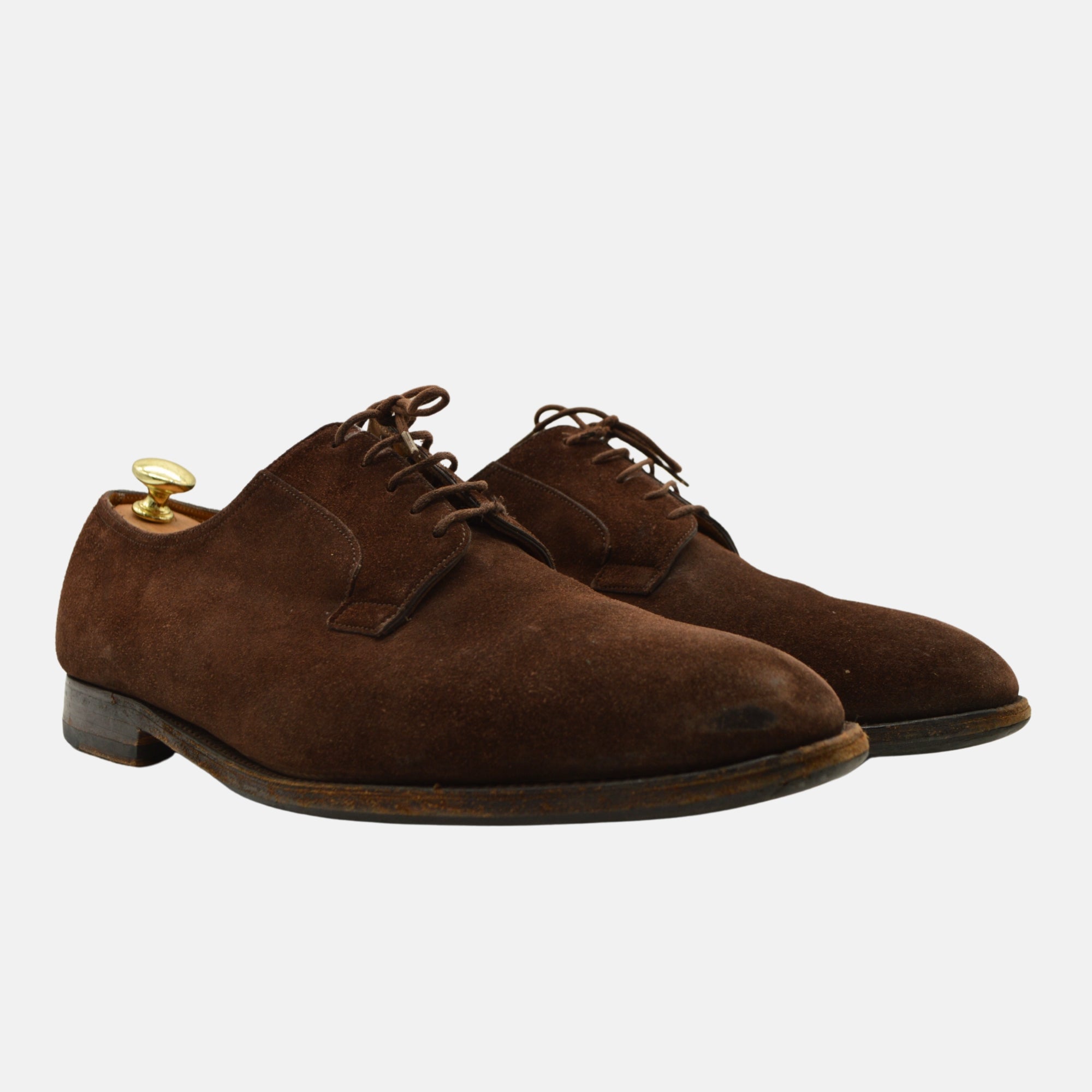 Brown Shoes made of Suede (EU 46)