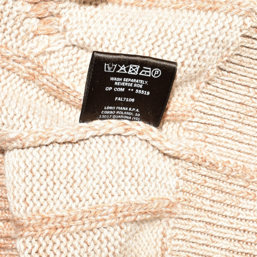 Beige Baby Cashmere Sweater (EU 52)
