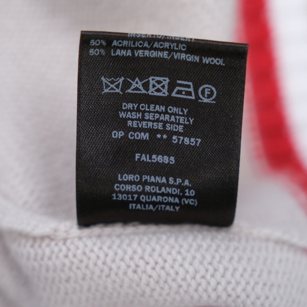 Offwhite Knitted Halfzip "St. Moritz" (EU 54)