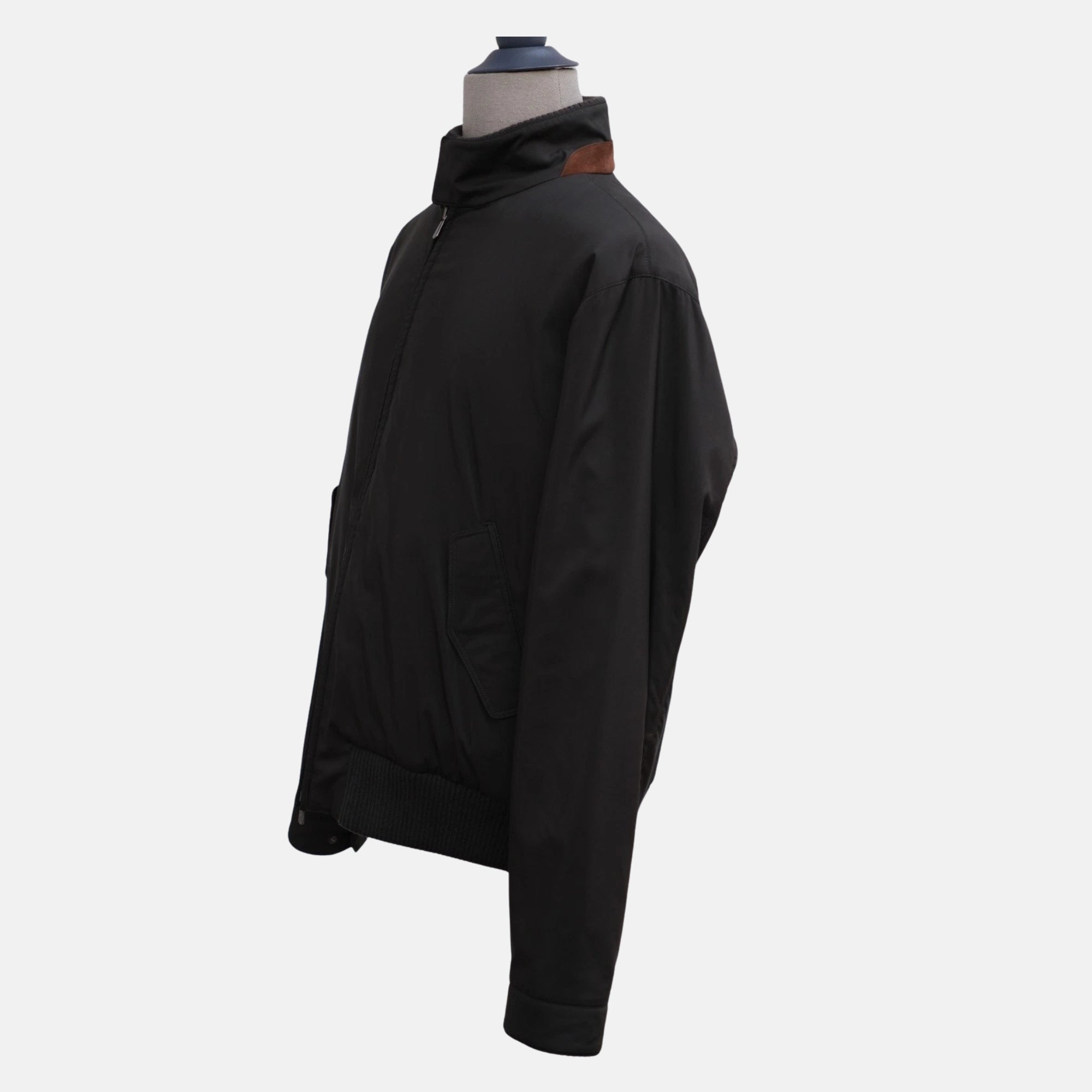 Brown Mink Lined Windmade Jacket (2XL)