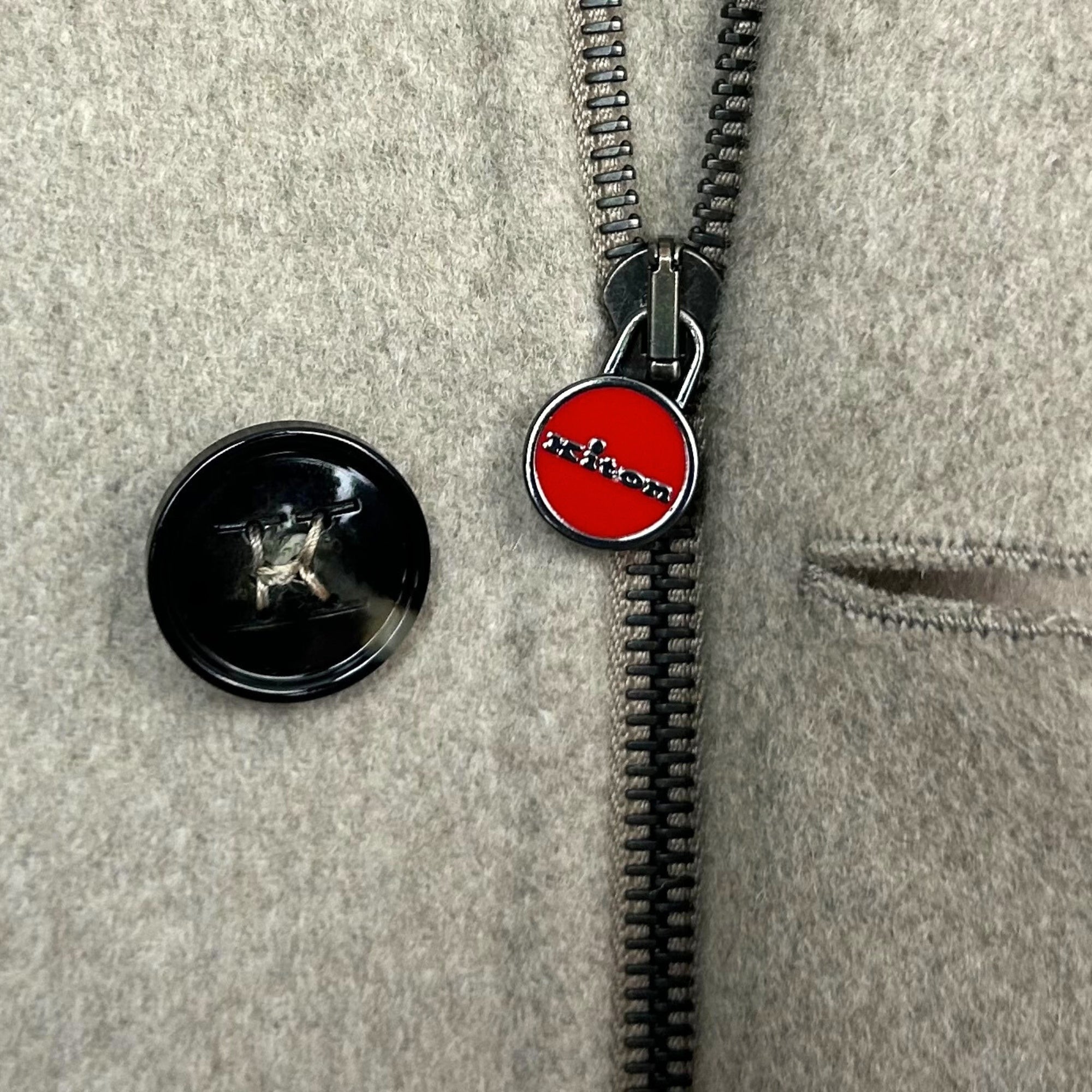 Greige Coat made of Cashmere (M)