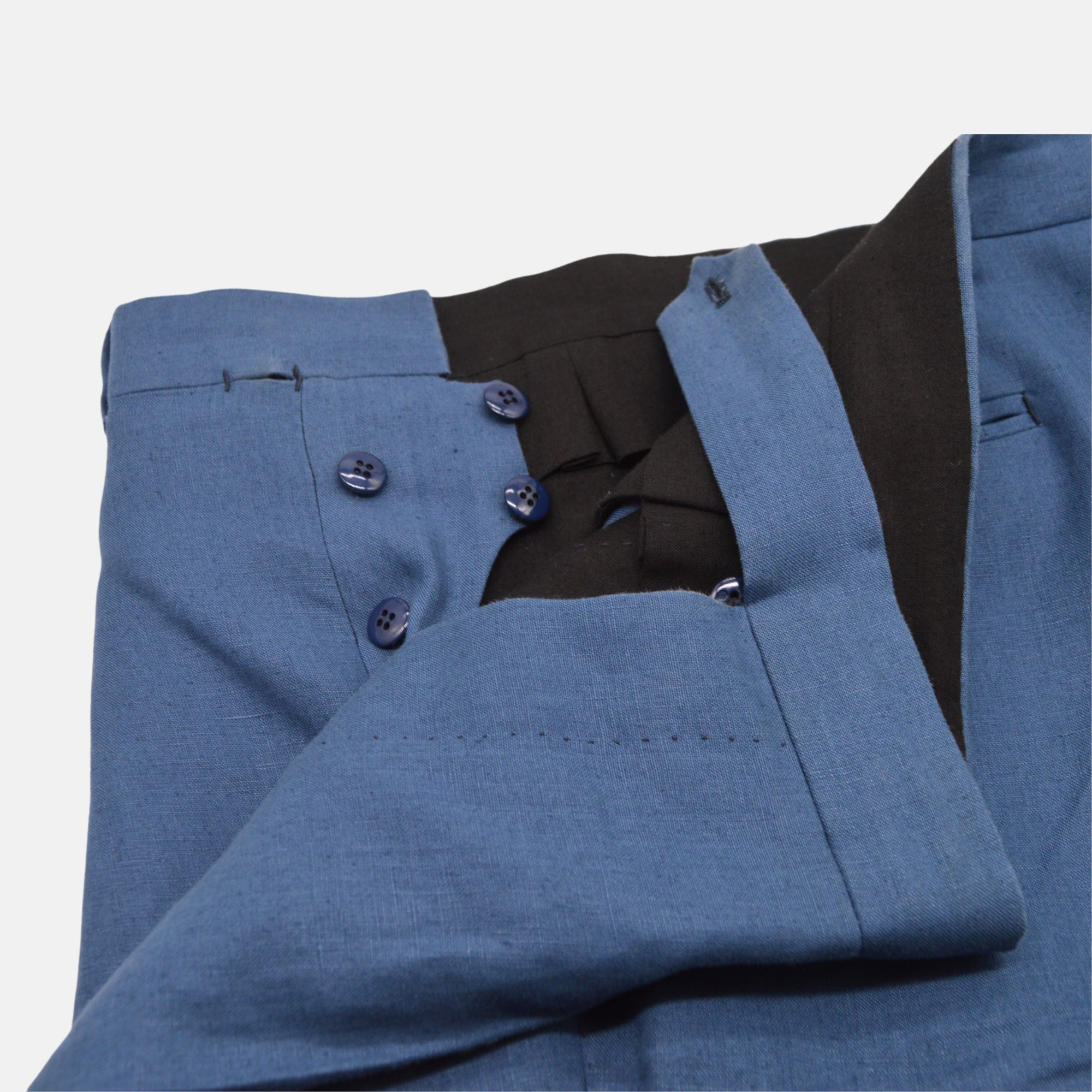 Blue Suit made of Linen (EU 54)