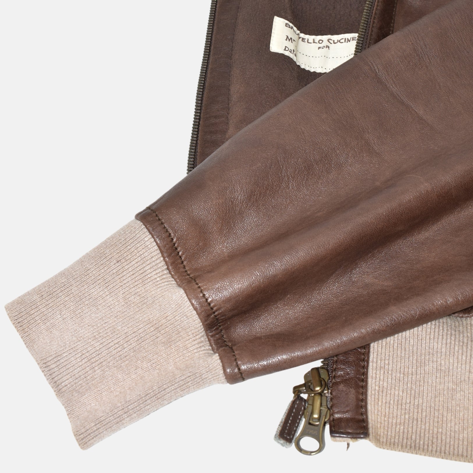 Brown Leather Jacket (S)