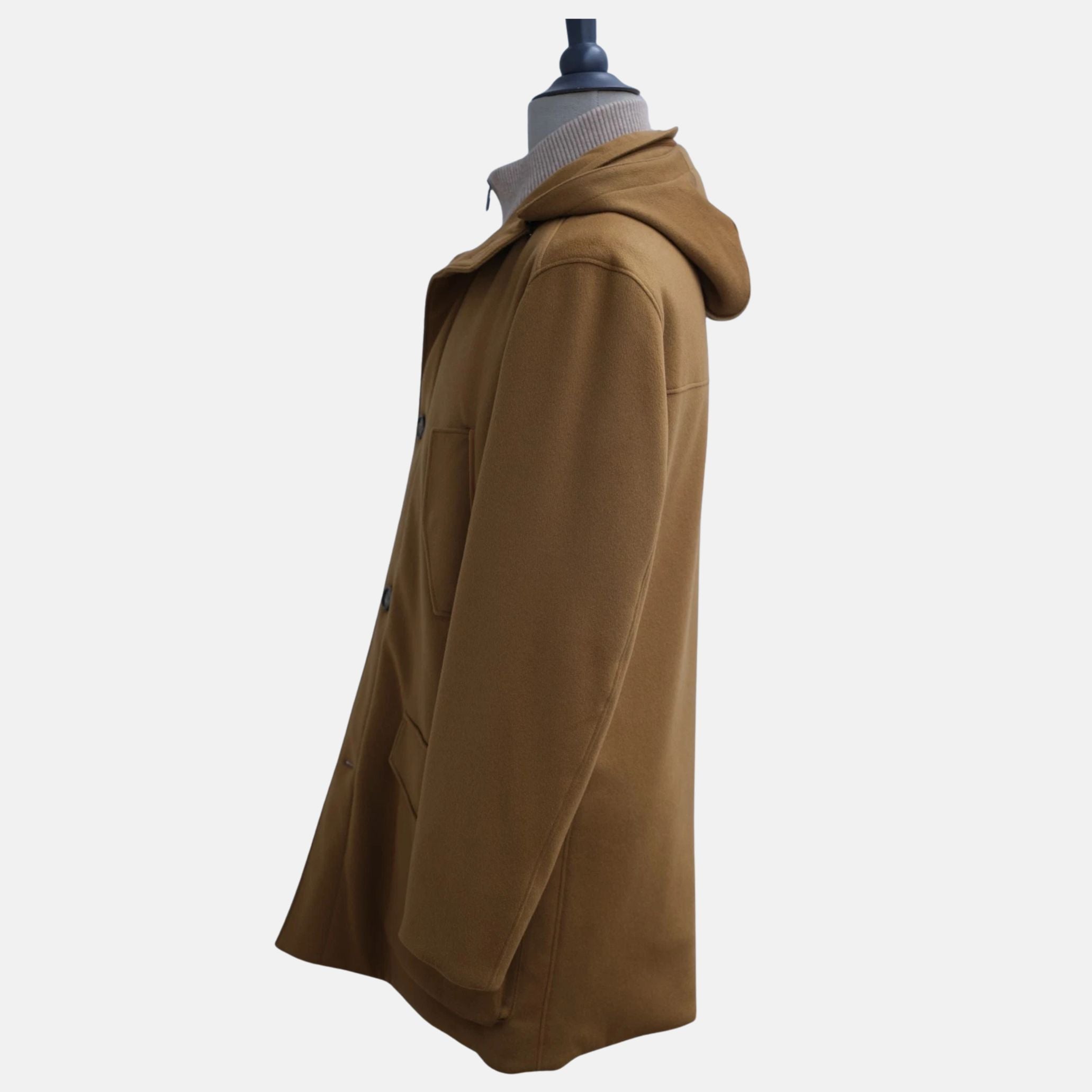 Camel Cashmere Parka (S)