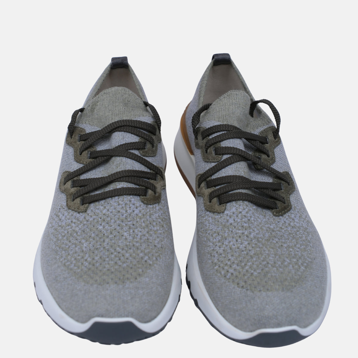Gray Sneakers made of Suede/Leather (EU 45)