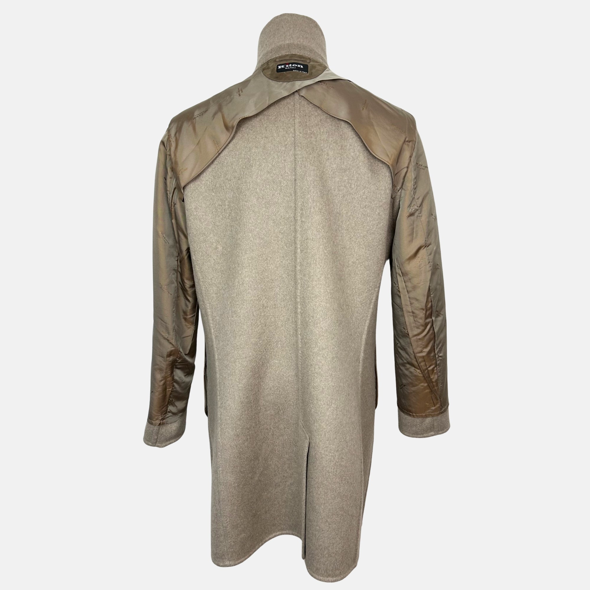 Greige Coat made of Cashmere (M)