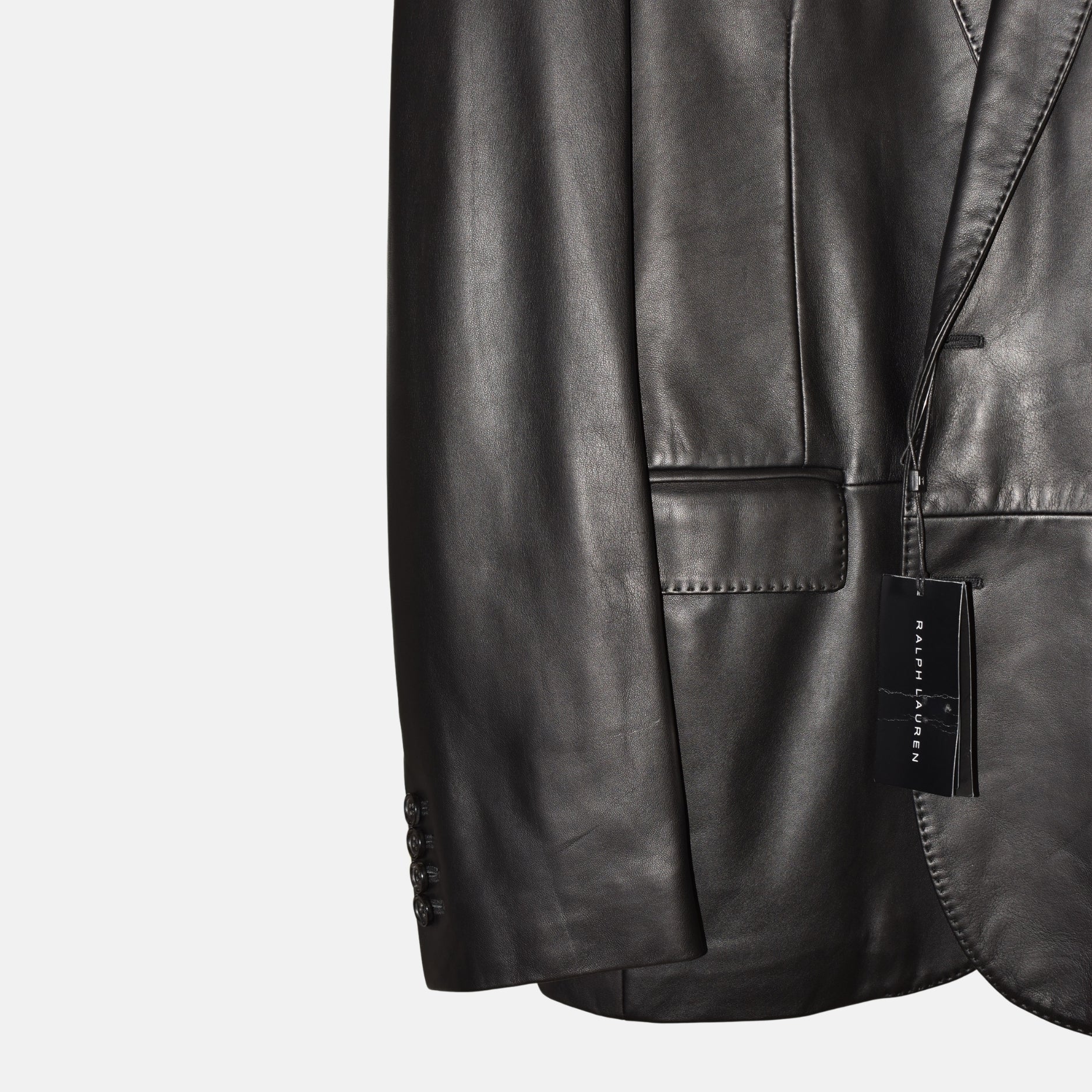 Black Leather Blazer (S)