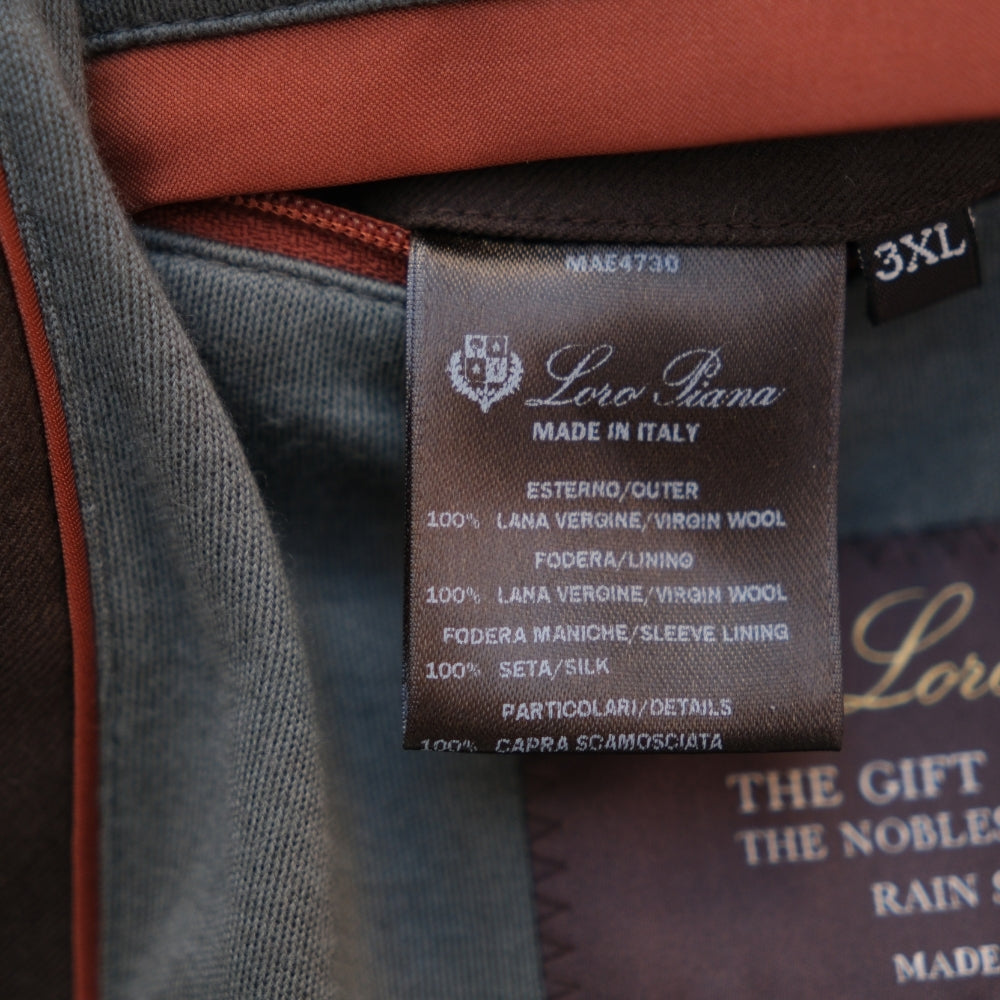 Brown Blouson made of Wool (Gift of Kings) (3XL)