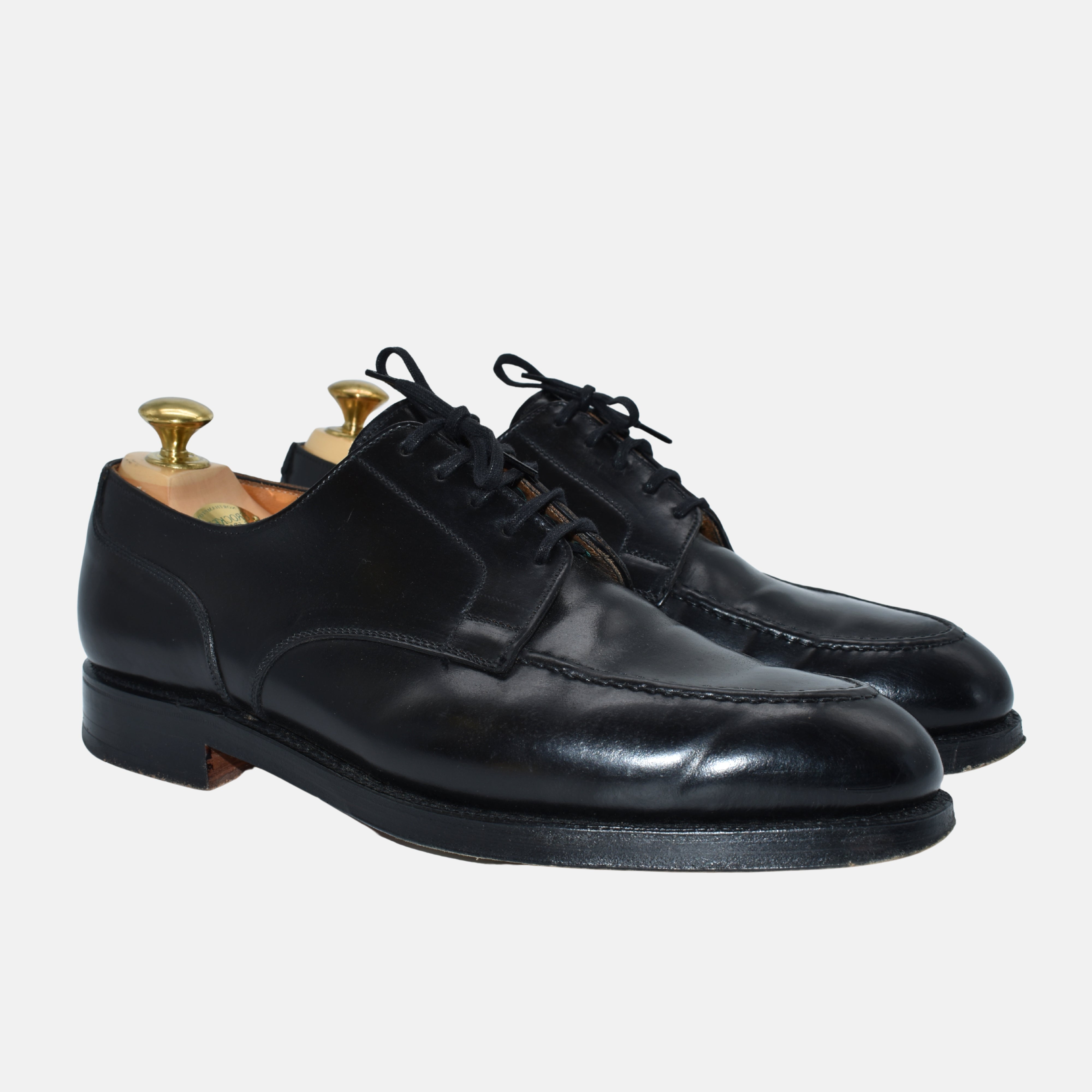Black Cordovan Leather Shoes (EU 42)