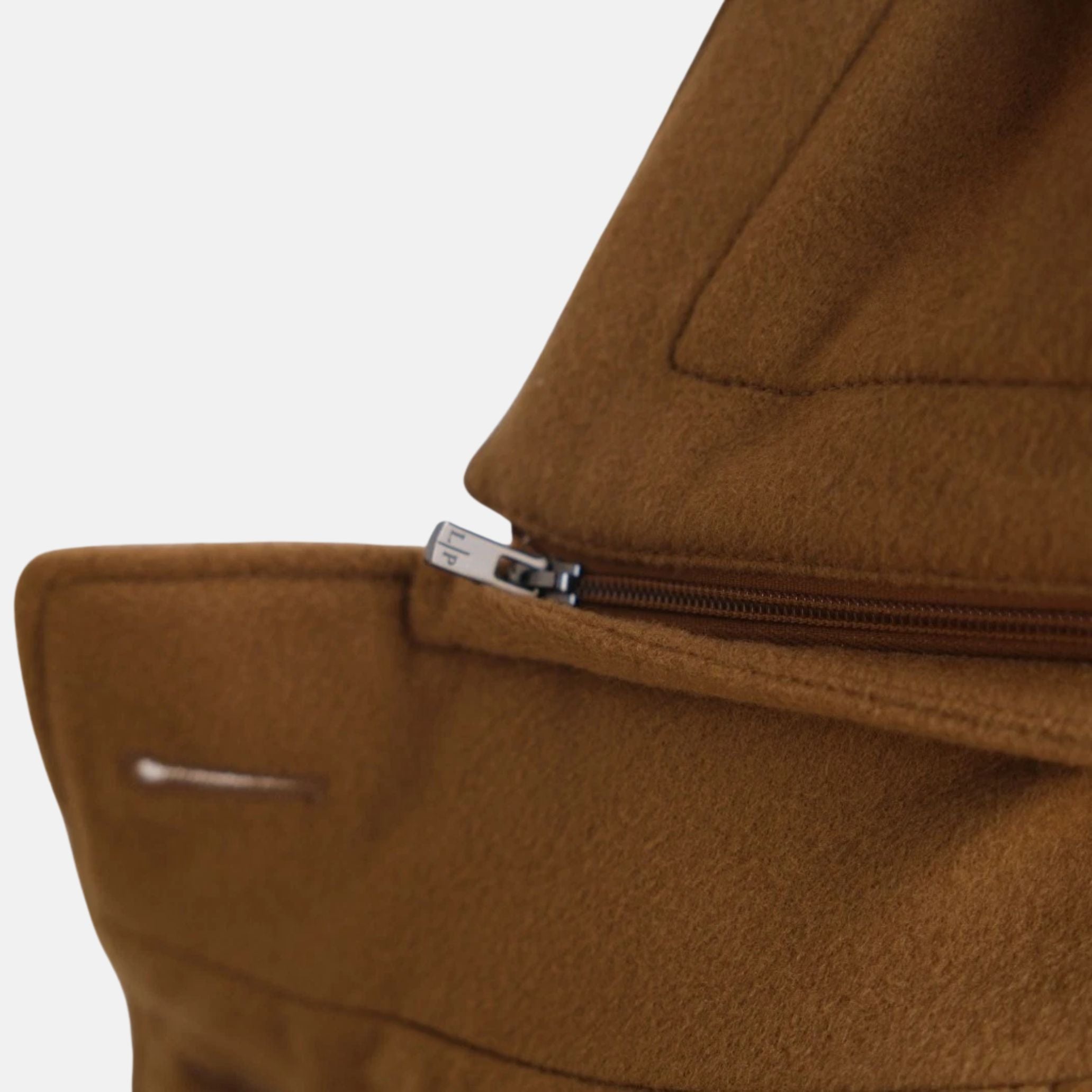 Camel Cashmere Parka (S)