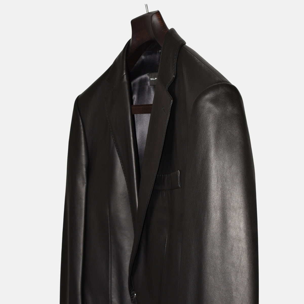Black Leather Blazer (S)