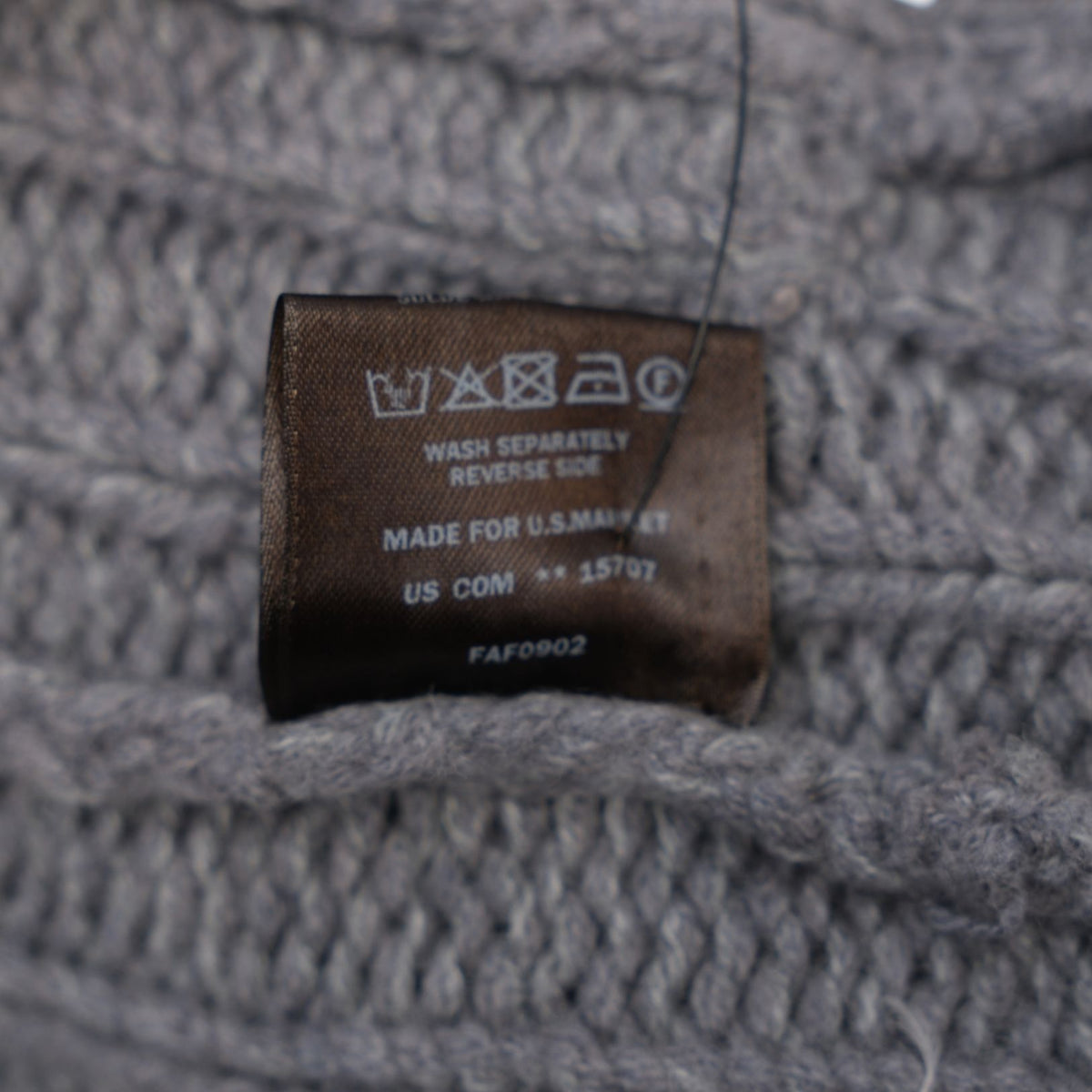 Loro Piana Baby Cashmere Cable Cardigan Grey (EU 50 / EU 54)