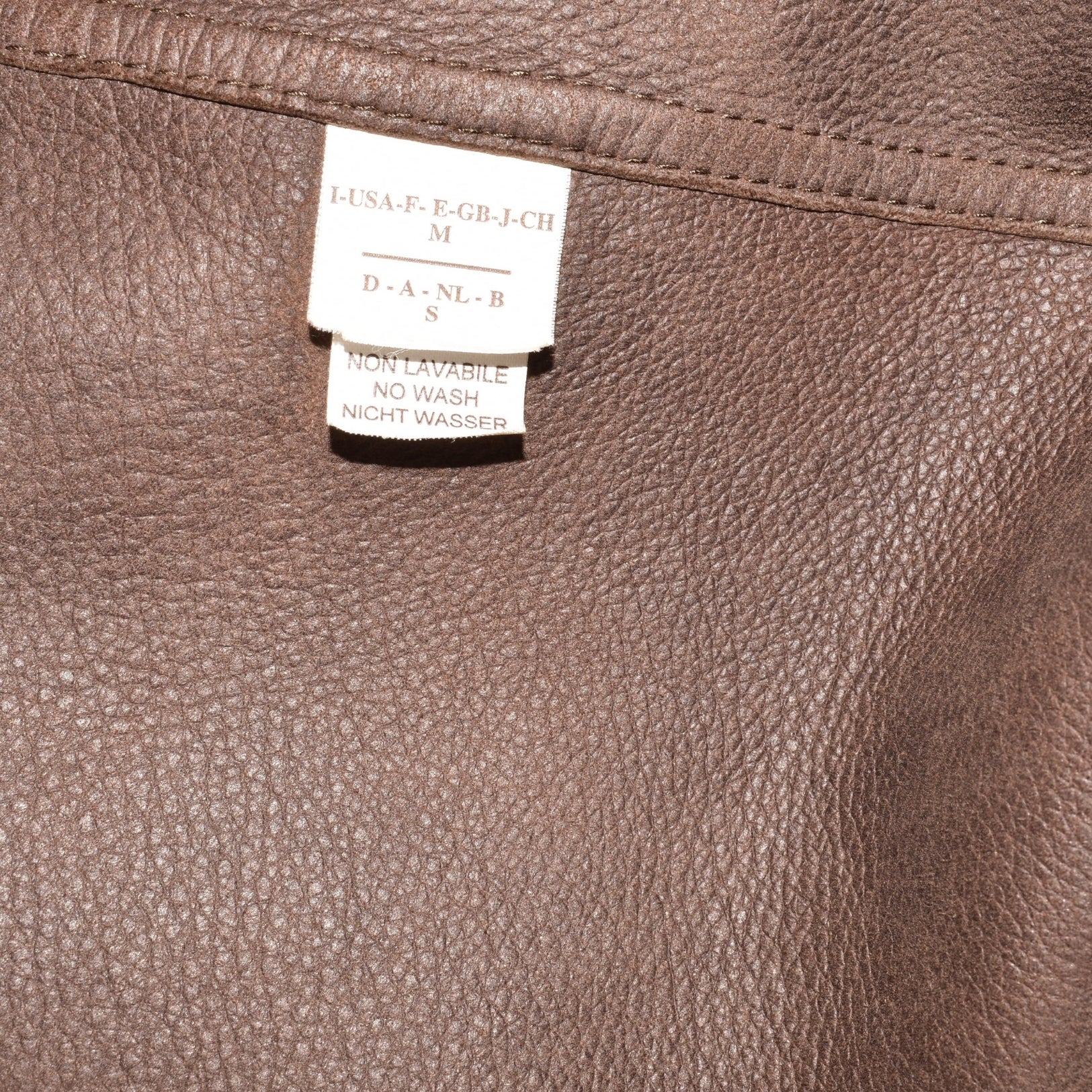 Brown Leather Jacket (S)
