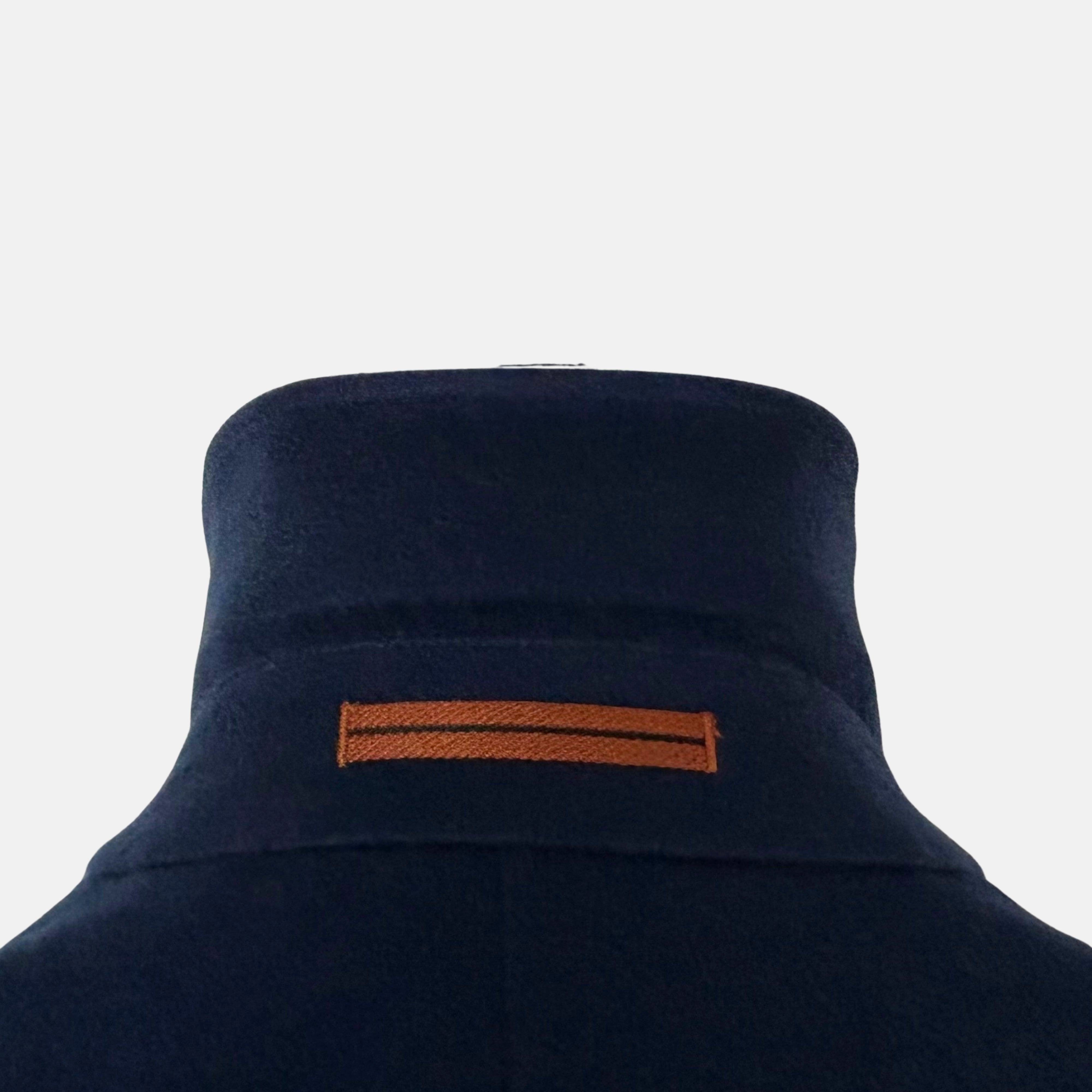 Navy Shirt Jacket made of Cashmere (L)