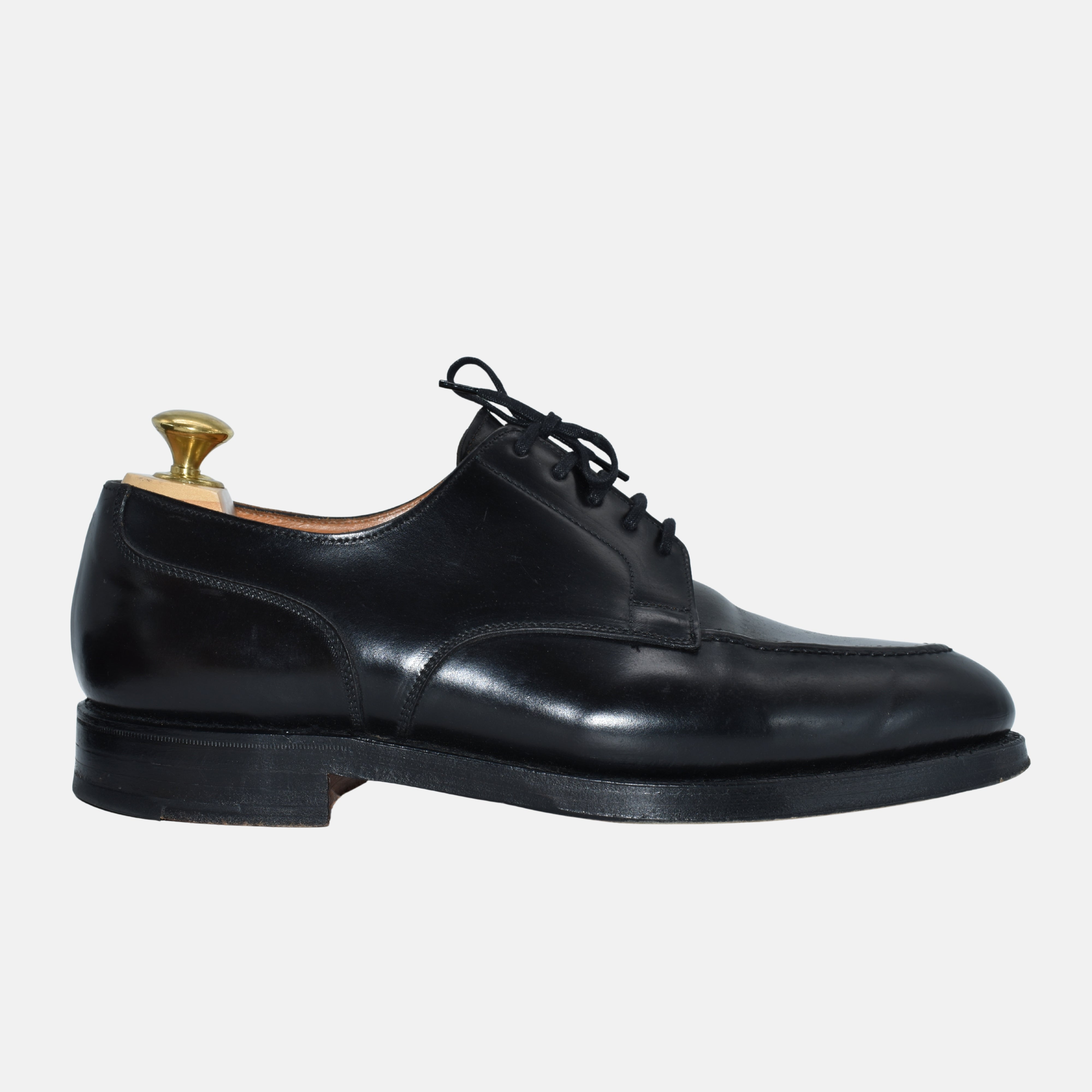 Black Cordovan Leather Shoes (EU 42)