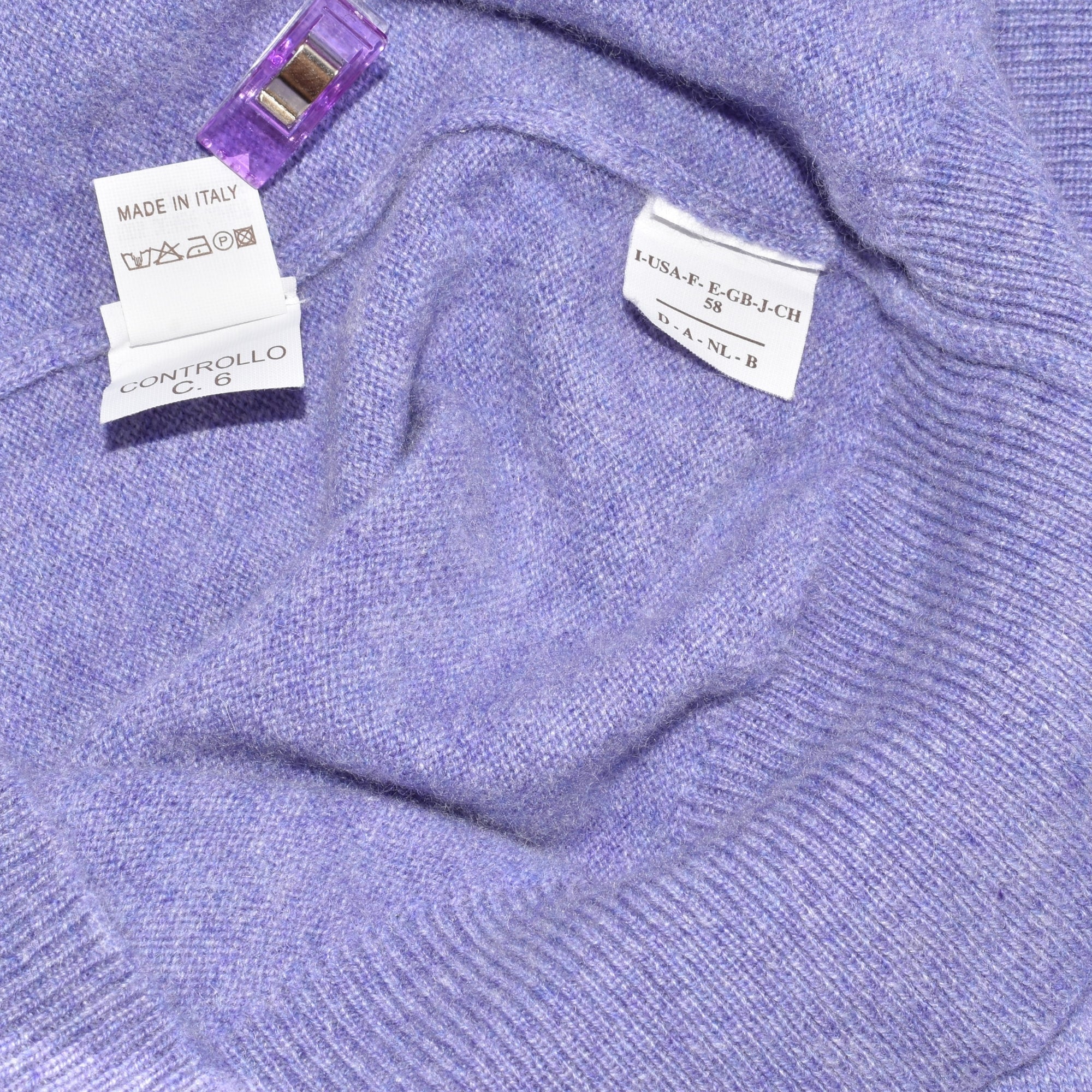 Light Purple Cashmere Sweater (EU 58)