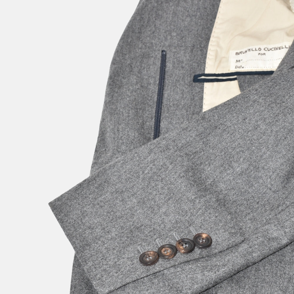 Grey Blazer with removable Vest made of Wool/Cashmere (EU 48)