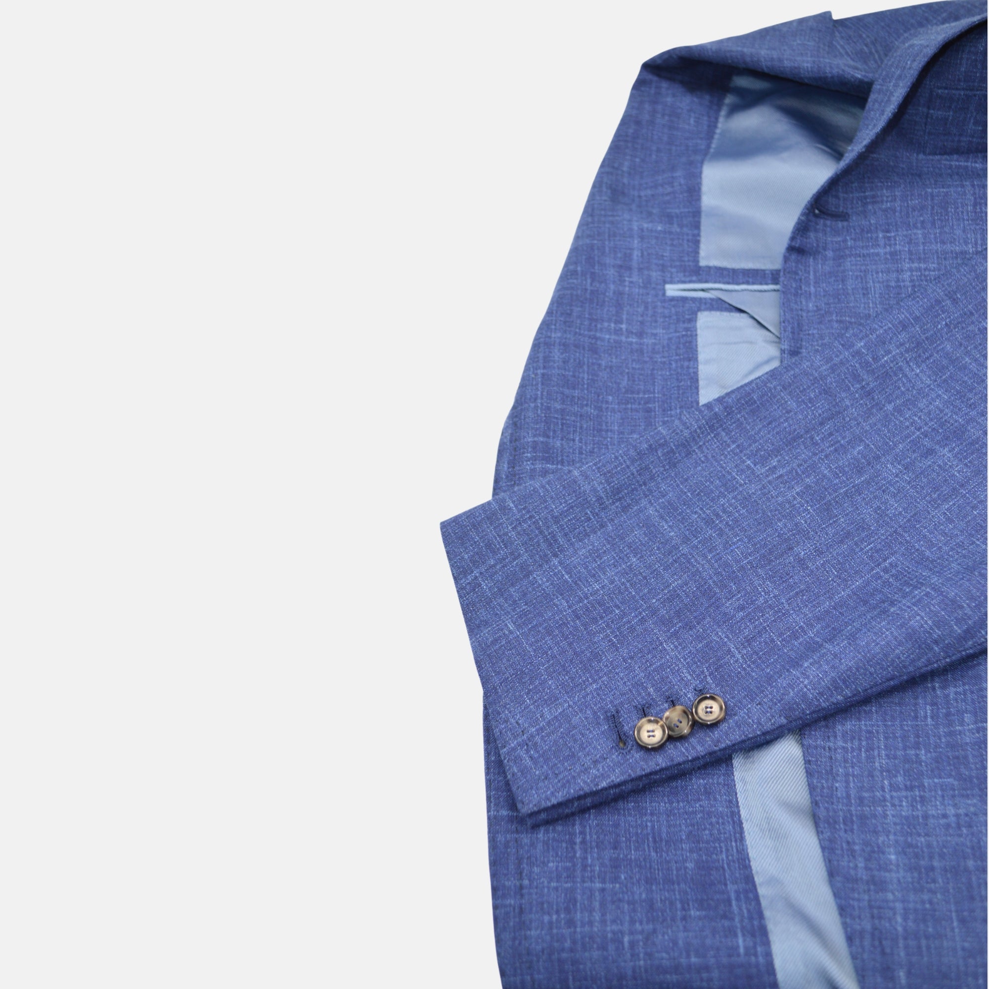 Blue Blazer made of Wool/Silk/Linen (EU 54)