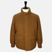 Brown Down Jacket made of Cashmere (EU 48)