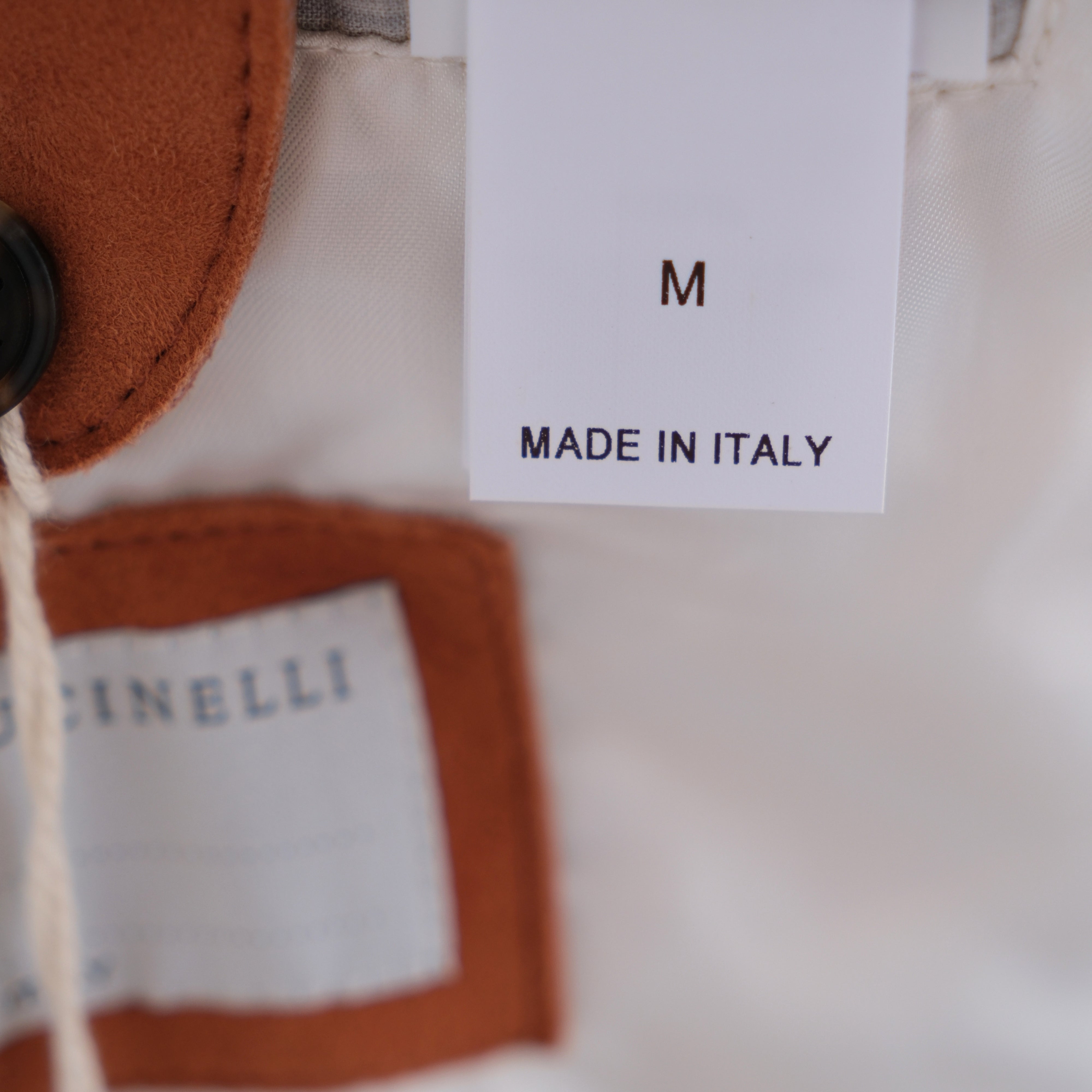 Terracotta Blouson Bomber Jacket made of Suede (M)