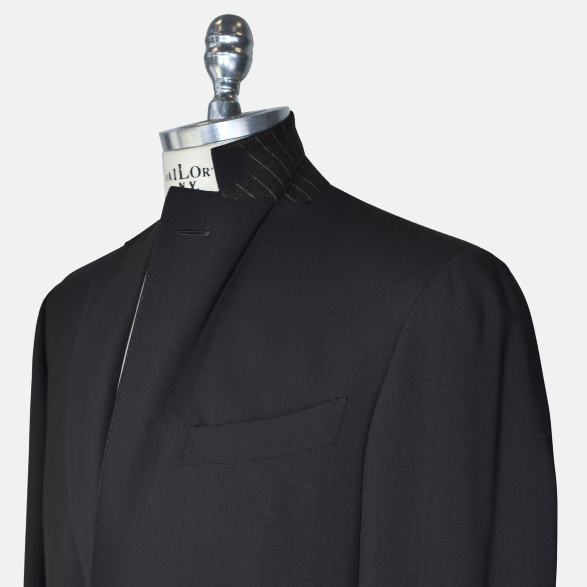 Dark Brown Suit made of Wool (EU 48)